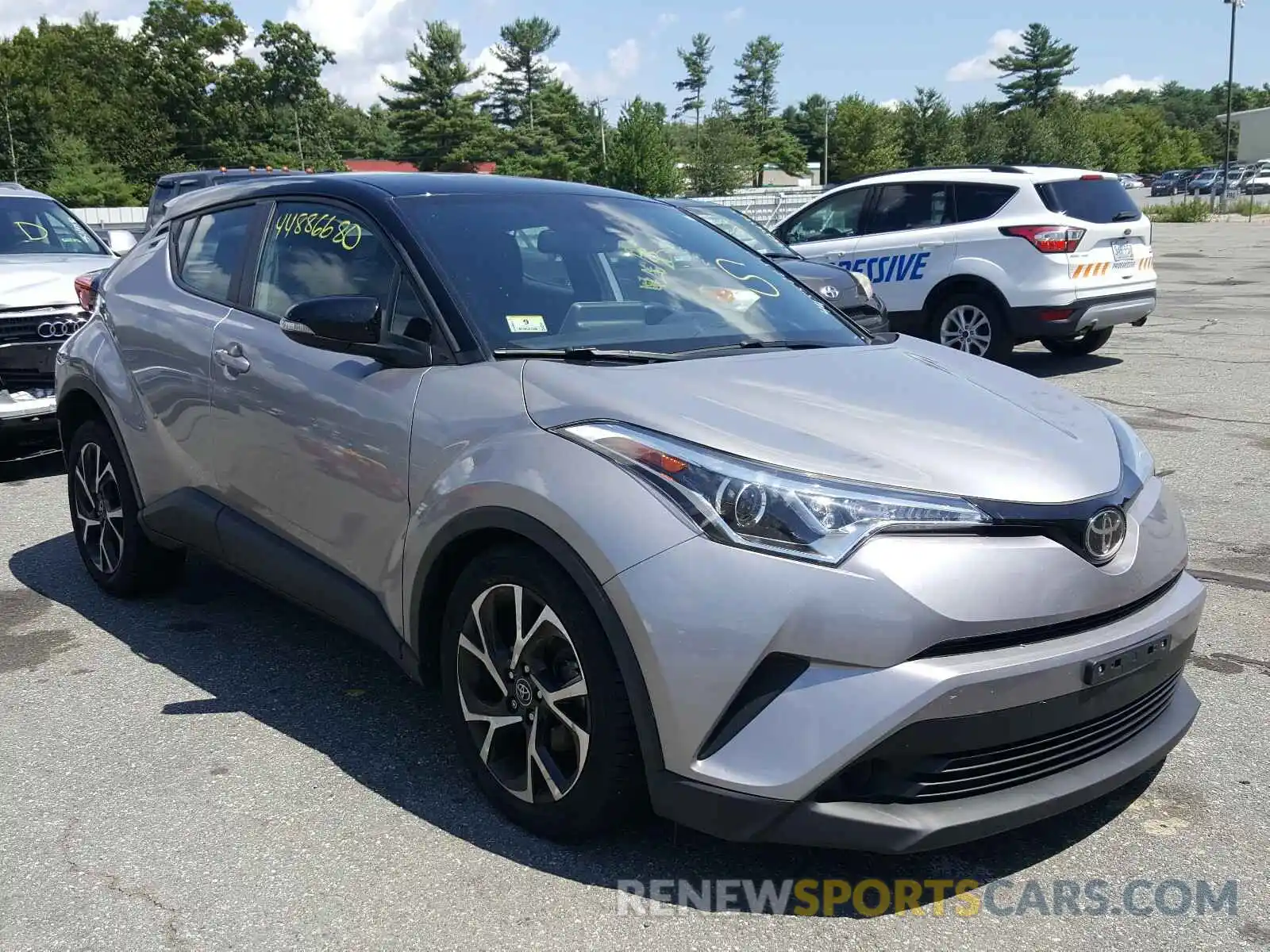 1 Photograph of a damaged car NMTKHMBX2KR094691 TOYOTA C-HR 2019