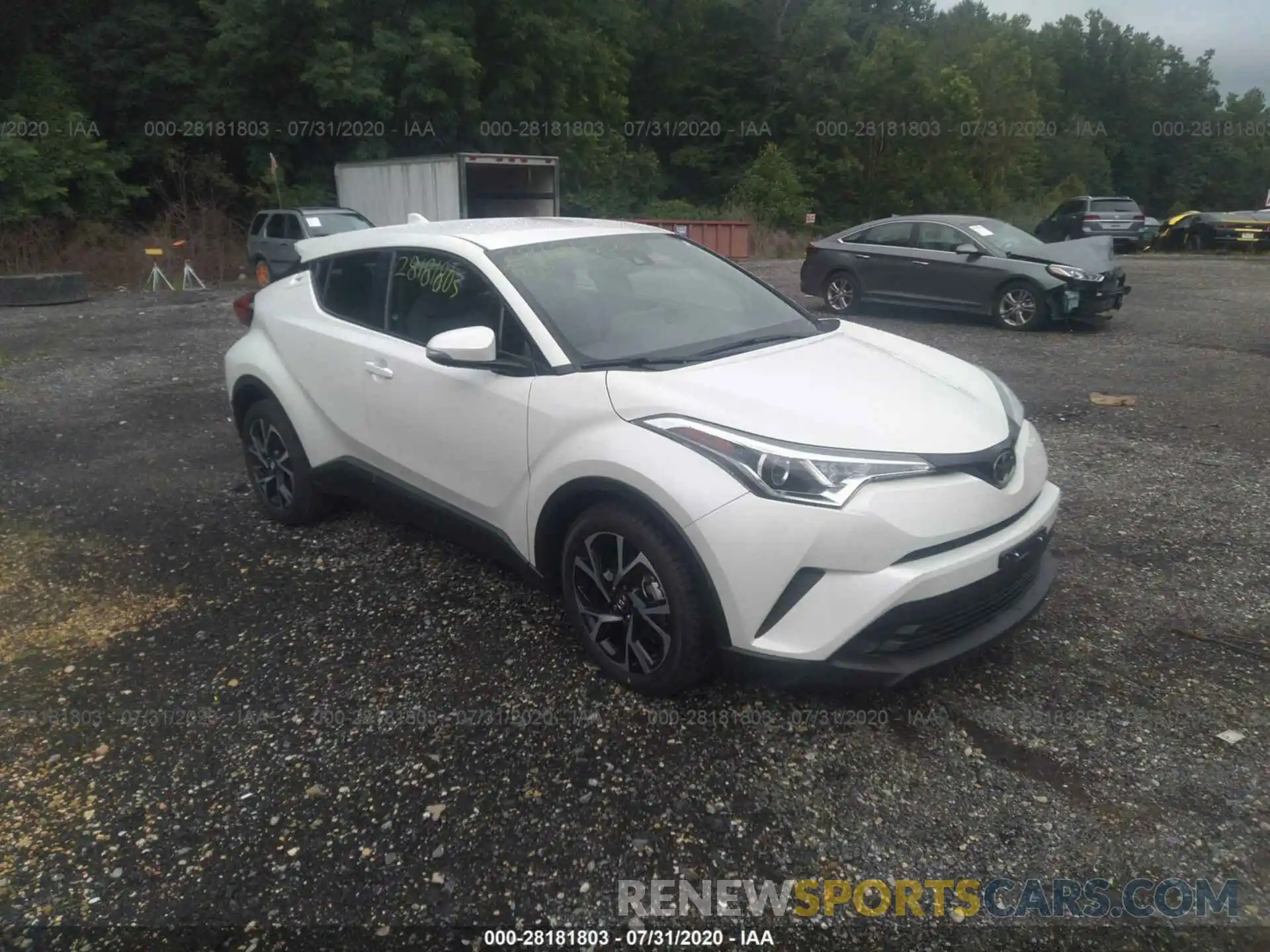 1 Фотография поврежденного автомобиля NMTKHMBX2KR095050 TOYOTA C-HR 2019