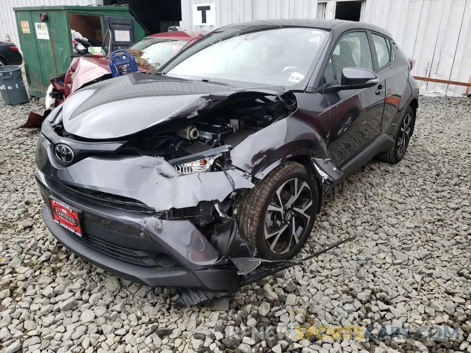 2 Фотография поврежденного автомобиля NMTKHMBX2KR095145 TOYOTA C-HR 2019