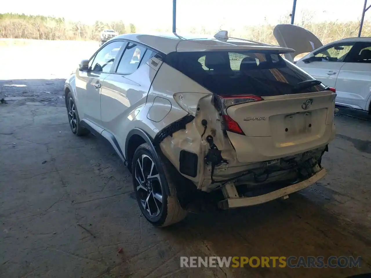 3 Photograph of a damaged car NMTKHMBX2KR095887 TOYOTA C-HR 2019