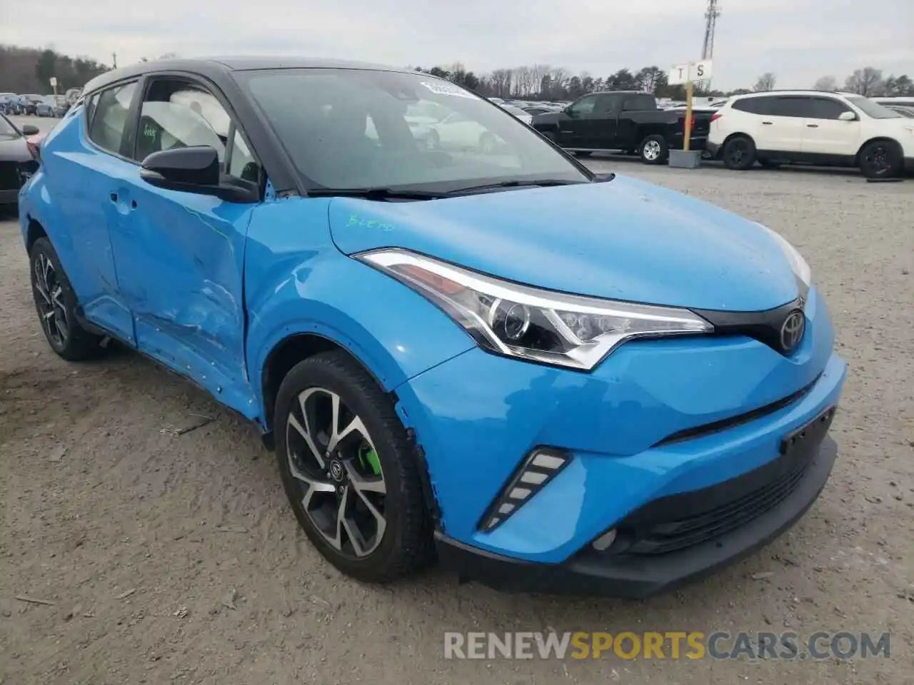 1 Photograph of a damaged car NMTKHMBX2KR096022 TOYOTA C-HR 2019