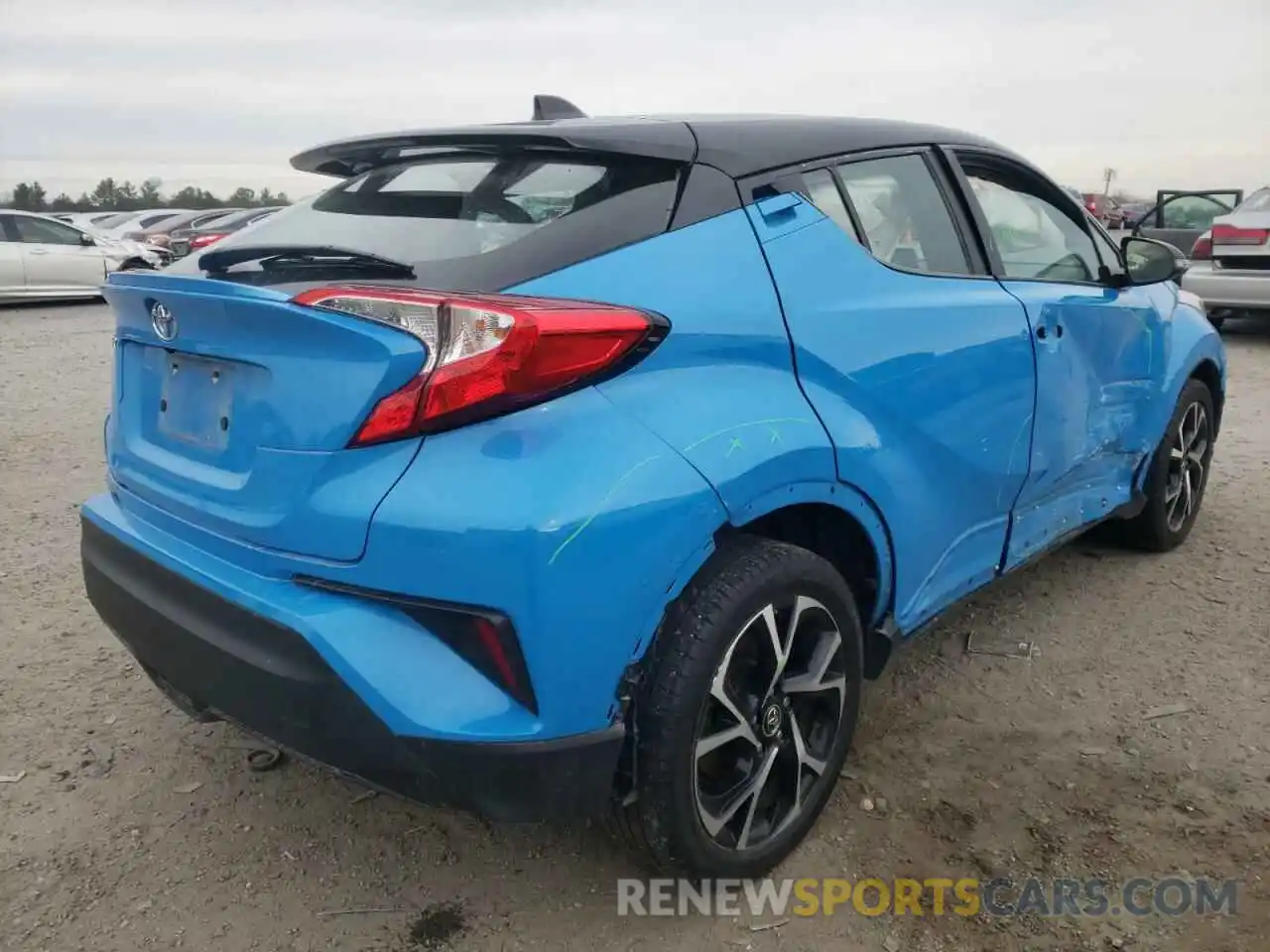 4 Photograph of a damaged car NMTKHMBX2KR096022 TOYOTA C-HR 2019