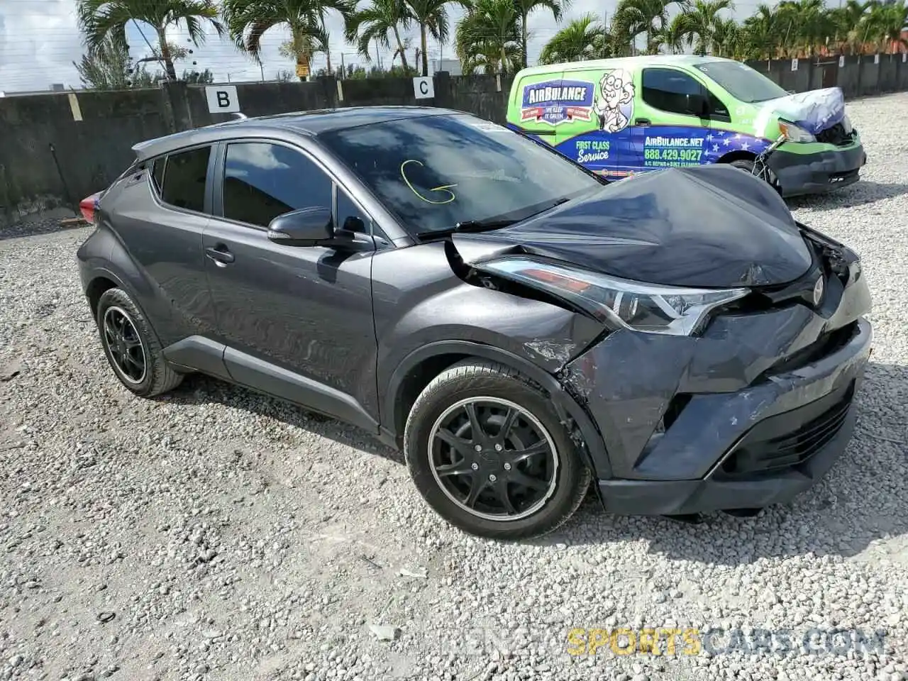 4 Фотография поврежденного автомобиля NMTKHMBX2KR096506 TOYOTA C-HR 2019