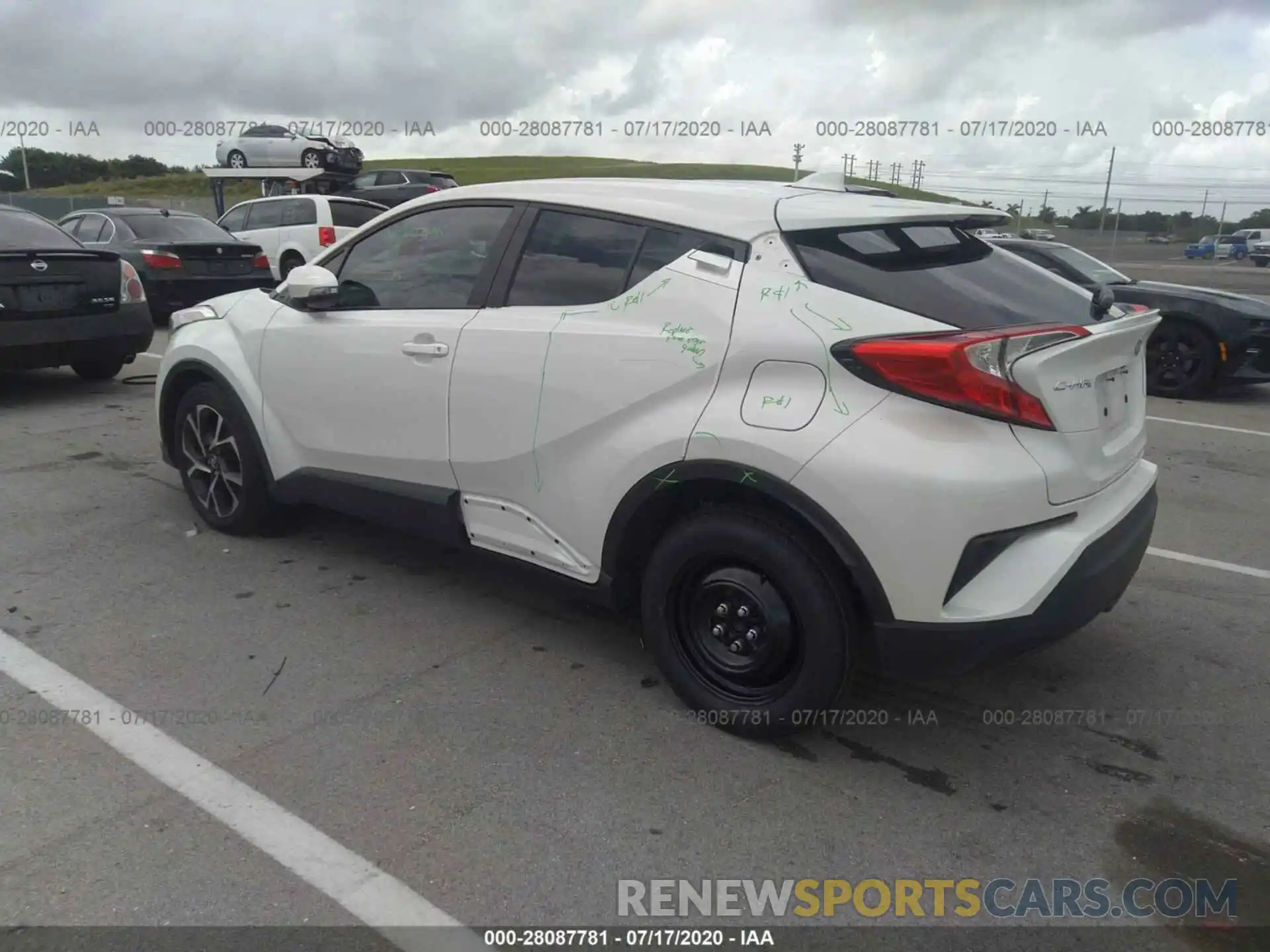 3 Photograph of a damaged car NMTKHMBX2KR097073 TOYOTA C-HR 2019