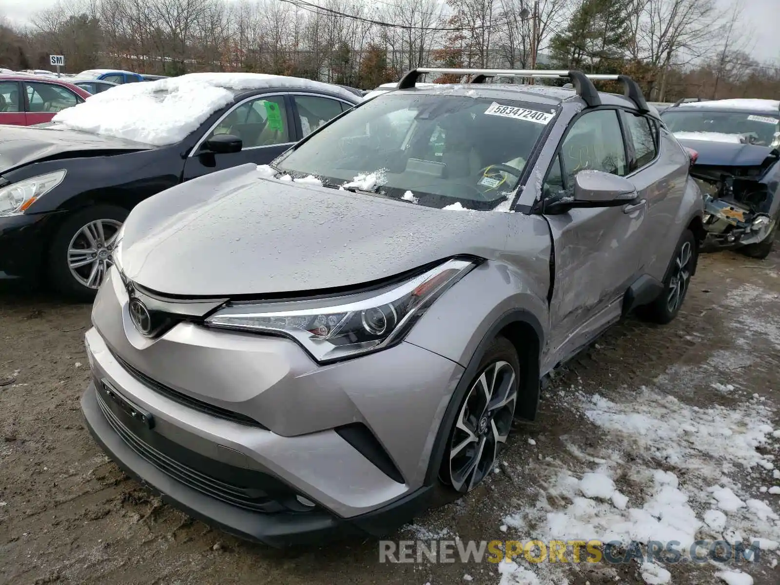 2 Фотография поврежденного автомобиля NMTKHMBX2KR097414 TOYOTA C-HR 2019