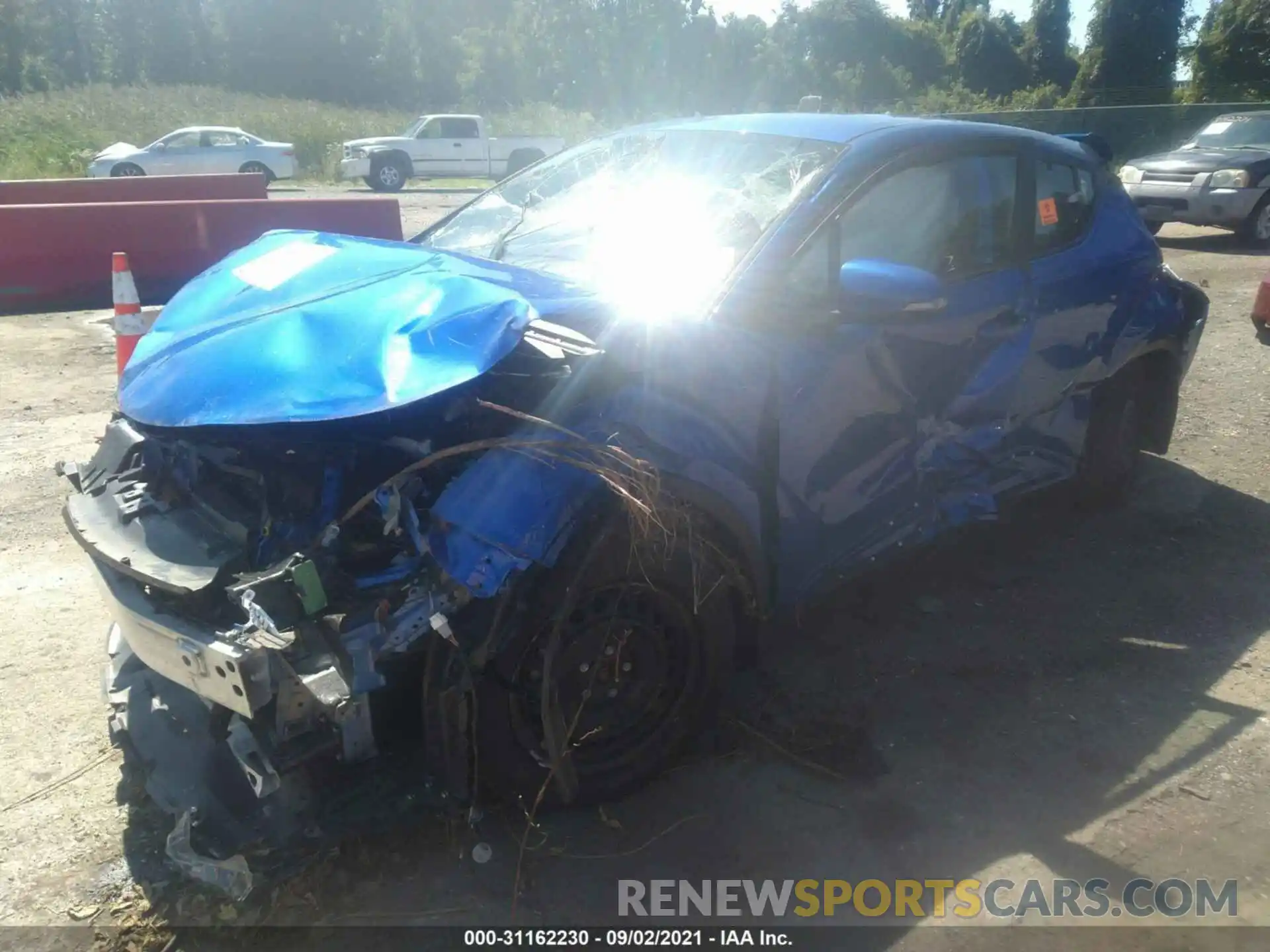 2 Photograph of a damaged car NMTKHMBX2KR097543 TOYOTA C-HR 2019