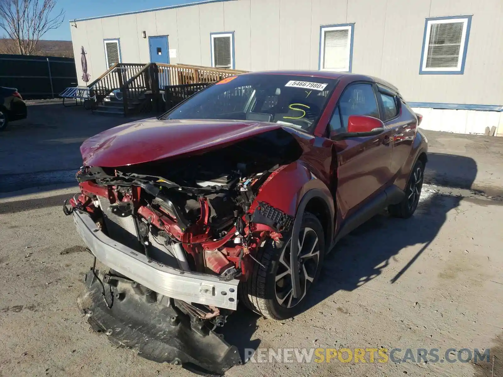 2 Photograph of a damaged car NMTKHMBX2KR097705 TOYOTA C-HR 2019
