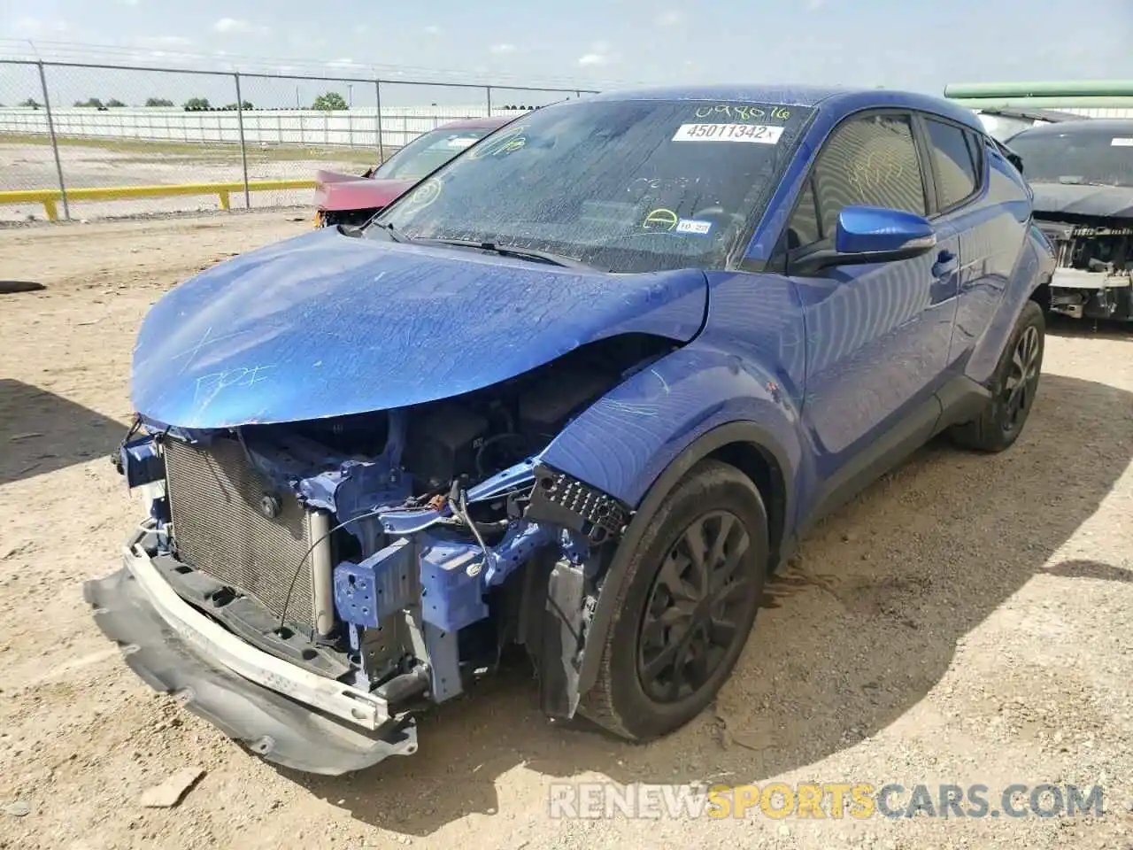 2 Photograph of a damaged car NMTKHMBX2KR098076 TOYOTA C-HR 2019