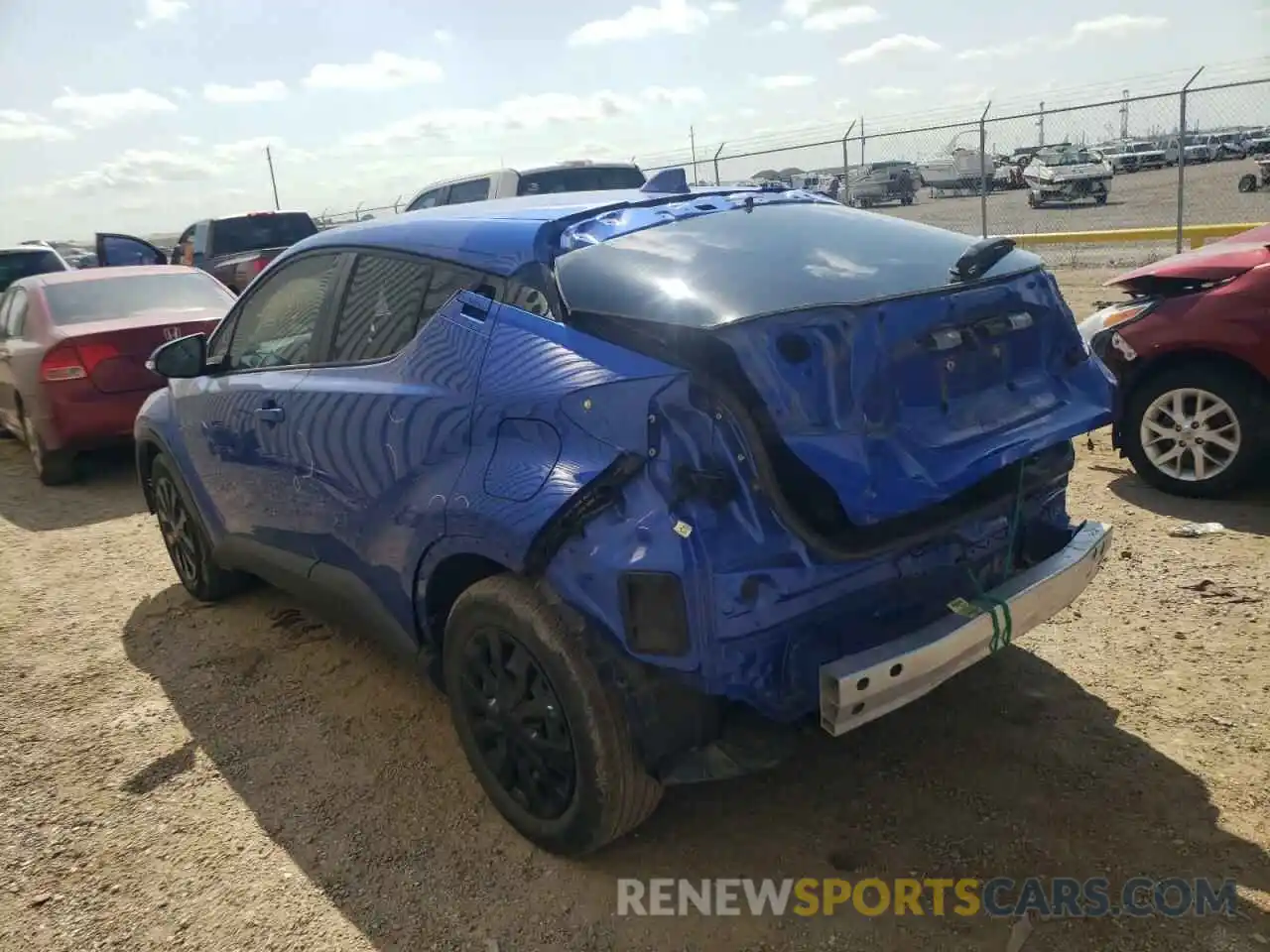 3 Photograph of a damaged car NMTKHMBX2KR098076 TOYOTA C-HR 2019