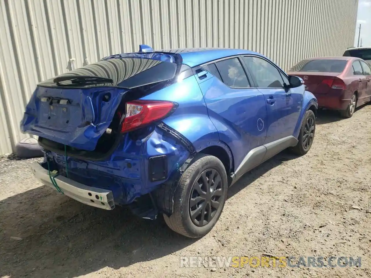 4 Фотография поврежденного автомобиля NMTKHMBX2KR098076 TOYOTA C-HR 2019