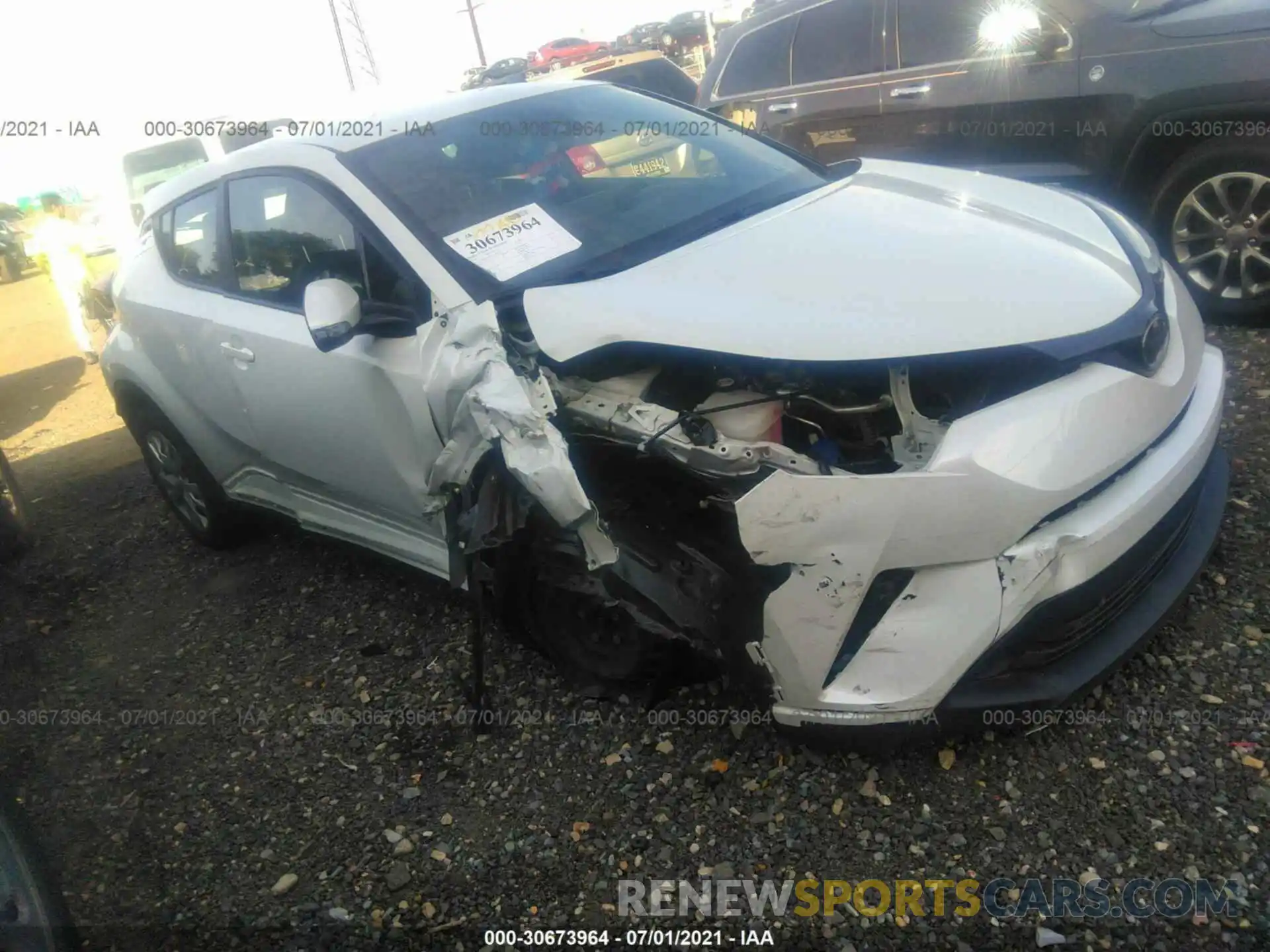 1 Photograph of a damaged car NMTKHMBX2KR098210 TOYOTA C-HR 2019