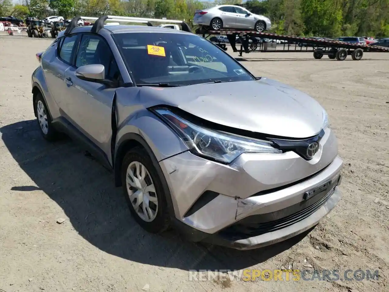 1 Photograph of a damaged car NMTKHMBX2KR098305 TOYOTA C-HR 2019