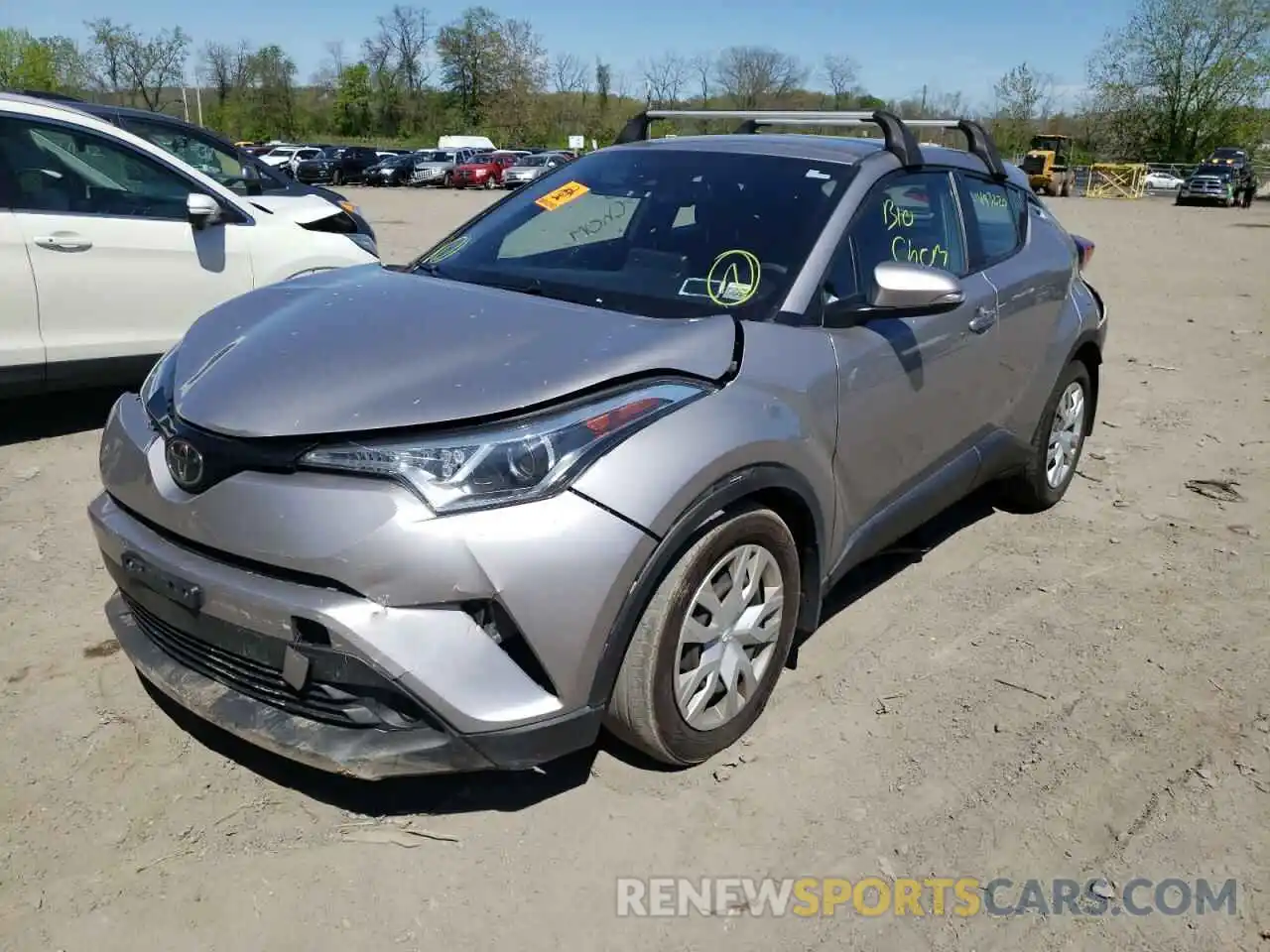 2 Фотография поврежденного автомобиля NMTKHMBX2KR098305 TOYOTA C-HR 2019