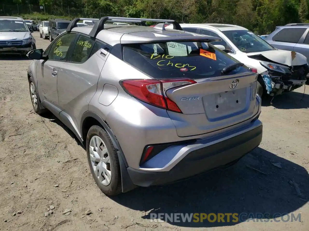 3 Photograph of a damaged car NMTKHMBX2KR098305 TOYOTA C-HR 2019