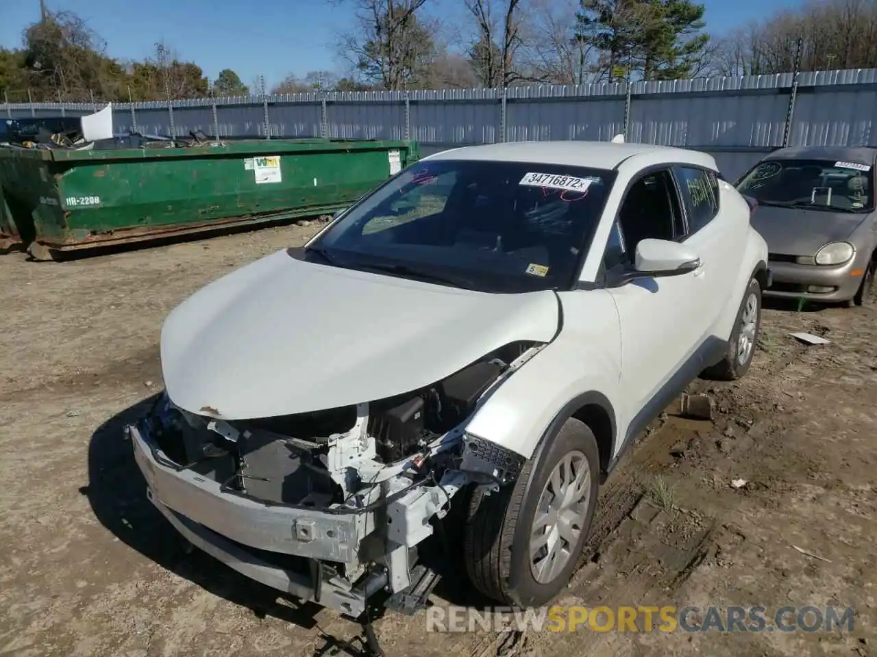 2 Photograph of a damaged car NMTKHMBX2KR098370 TOYOTA C-HR 2019