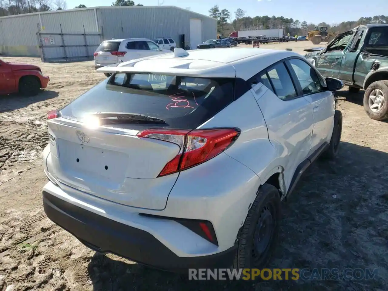 4 Photograph of a damaged car NMTKHMBX2KR098370 TOYOTA C-HR 2019