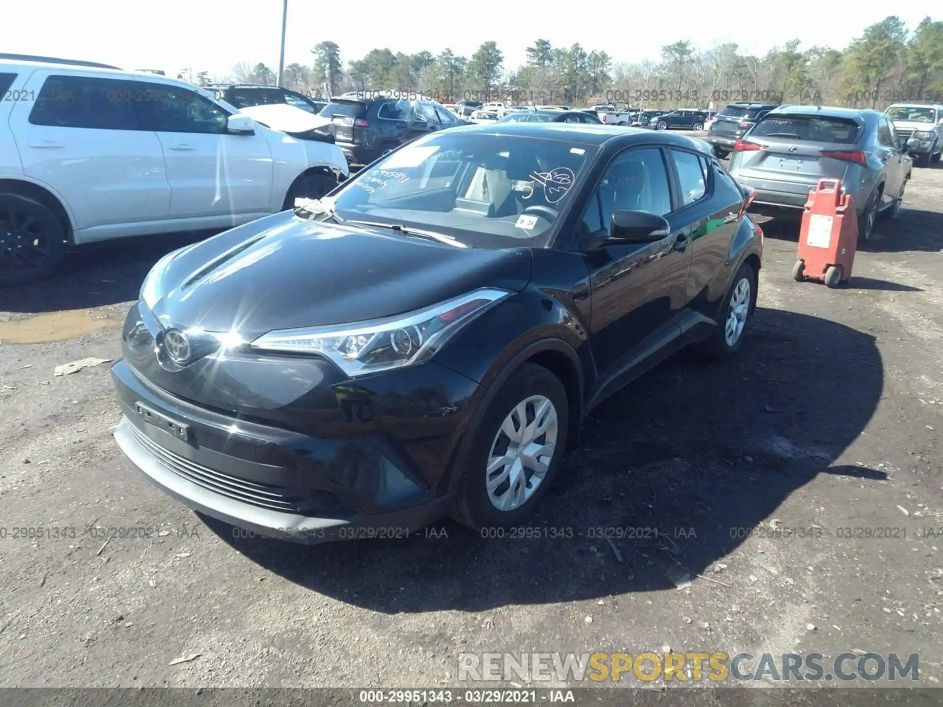 2 Photograph of a damaged car NMTKHMBX2KR099065 TOYOTA C-HR 2019