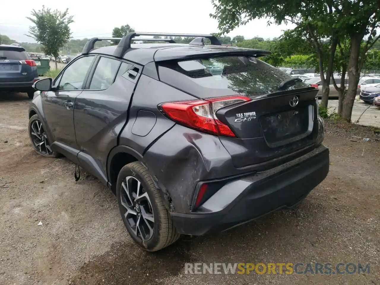 3 Photograph of a damaged car NMTKHMBX2KR099258 TOYOTA C-HR 2019