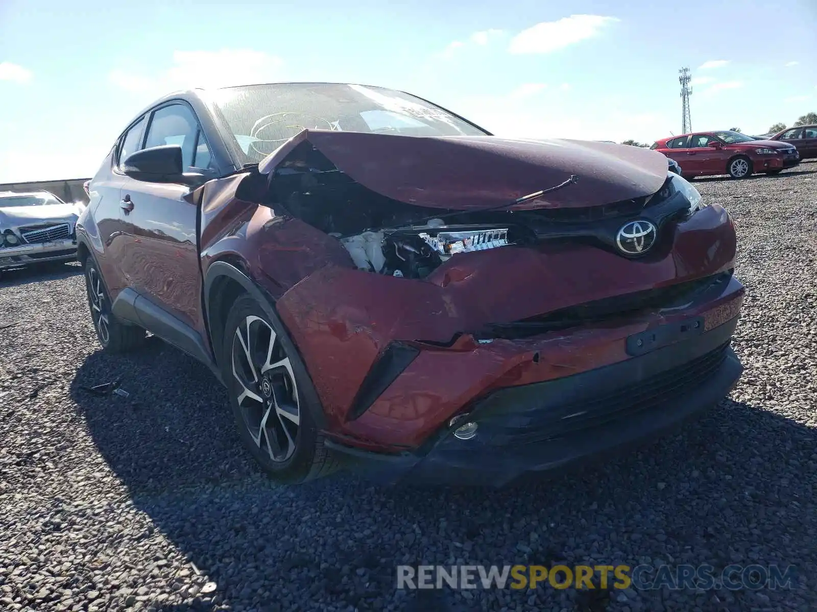 1 Photograph of a damaged car NMTKHMBX3KR067984 TOYOTA C-HR 2019