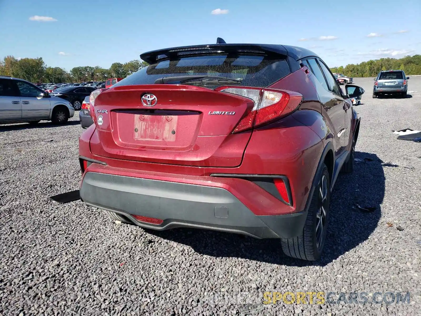 4 Photograph of a damaged car NMTKHMBX3KR067984 TOYOTA C-HR 2019