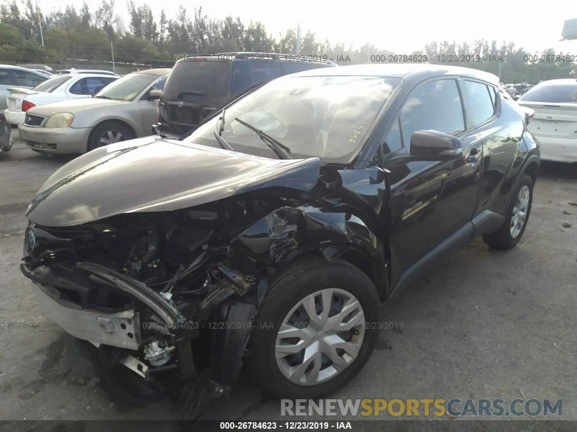 2 Photograph of a damaged car NMTKHMBX3KR068391 TOYOTA C-HR 2019