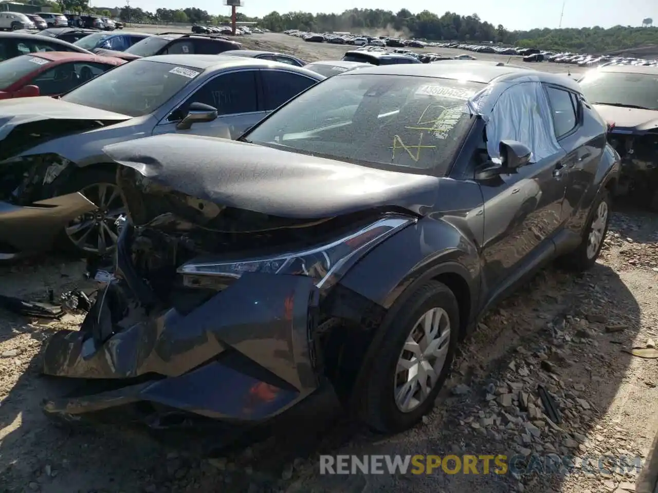 2 Photograph of a damaged car NMTKHMBX3KR068794 TOYOTA C-HR 2019