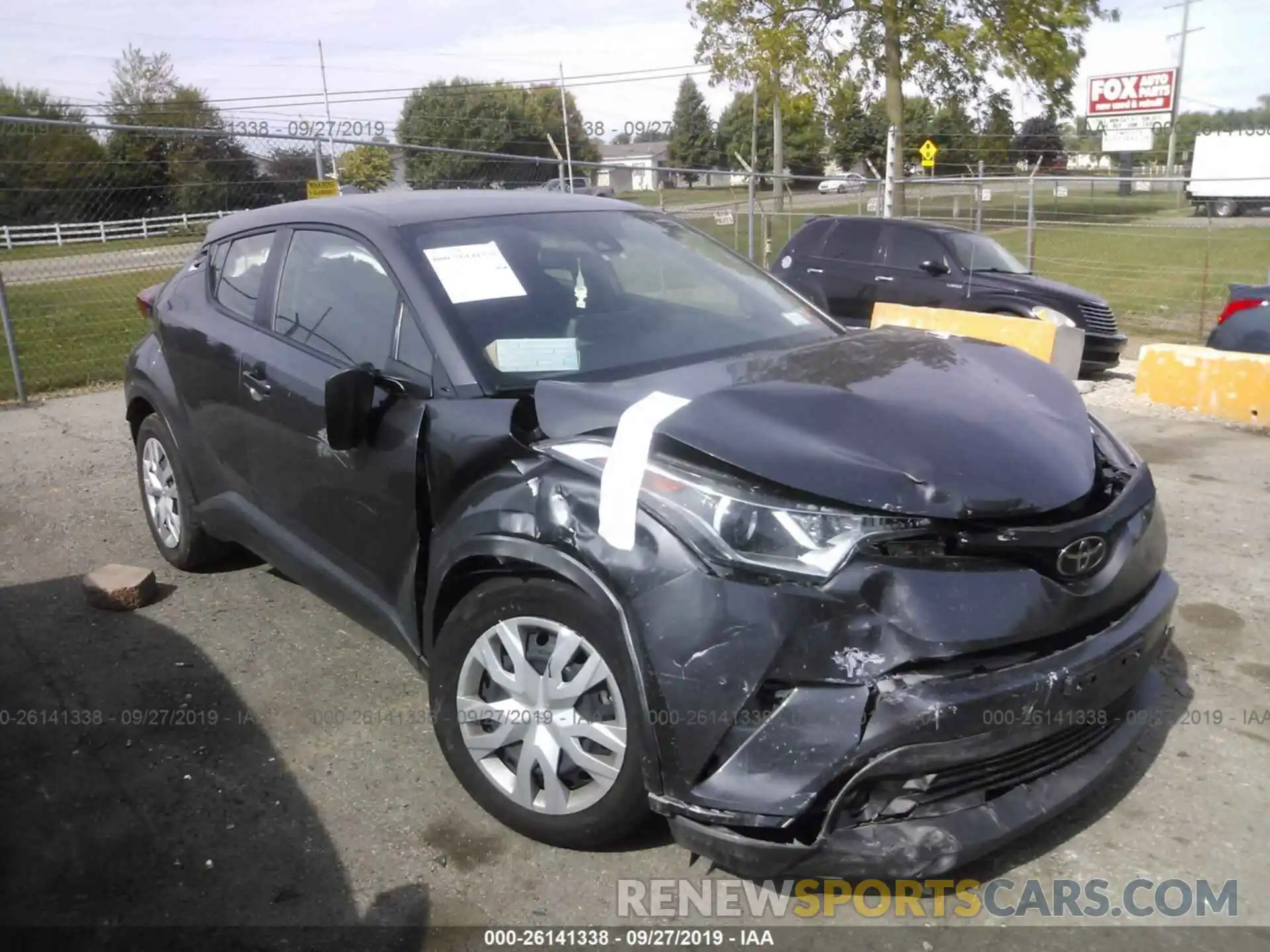 1 Photograph of a damaged car NMTKHMBX3KR068861 TOYOTA C-HR 2019