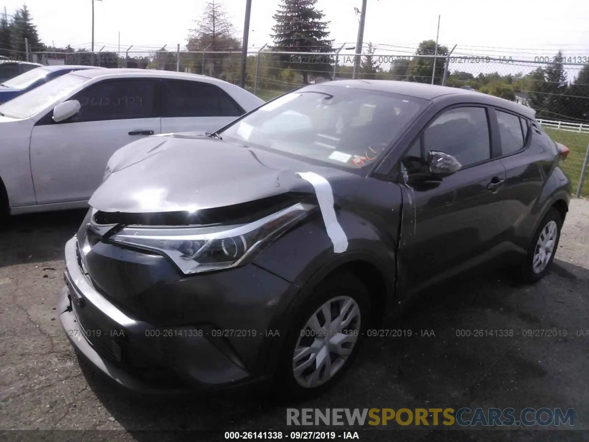 2 Photograph of a damaged car NMTKHMBX3KR068861 TOYOTA C-HR 2019