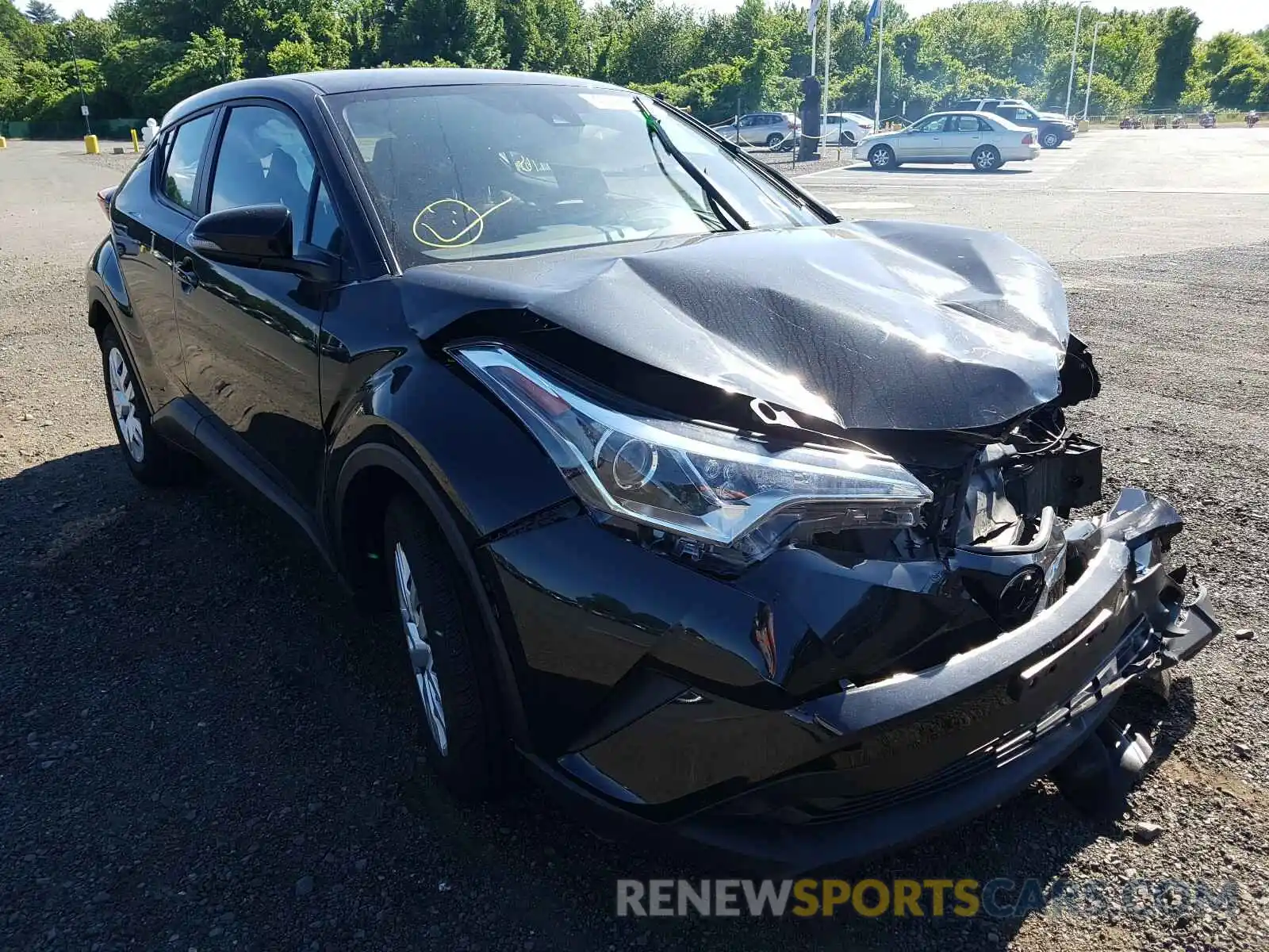 1 Photograph of a damaged car NMTKHMBX3KR073252 TOYOTA C-HR 2019