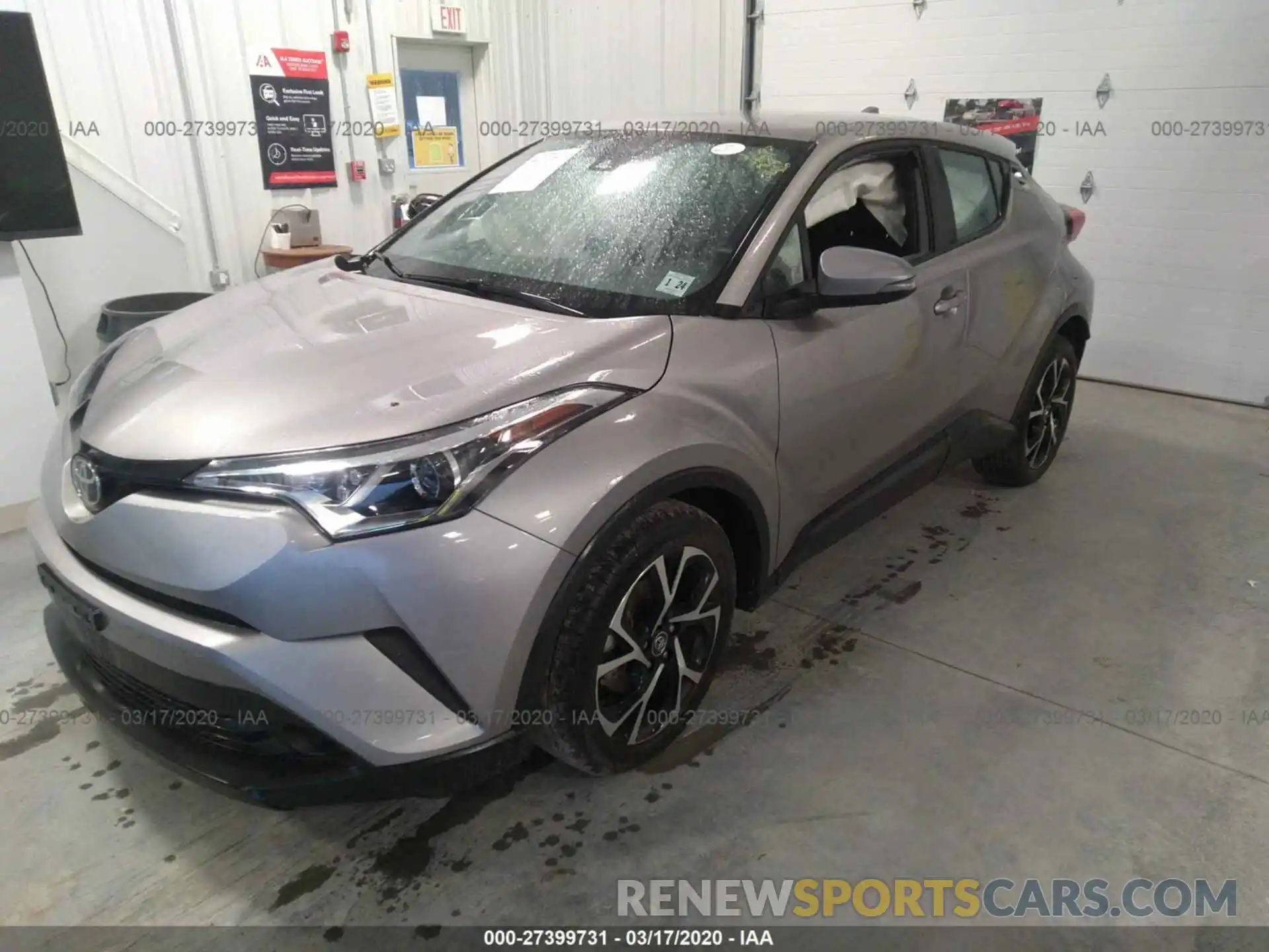 2 Photograph of a damaged car NMTKHMBX3KR074353 TOYOTA C-HR 2019