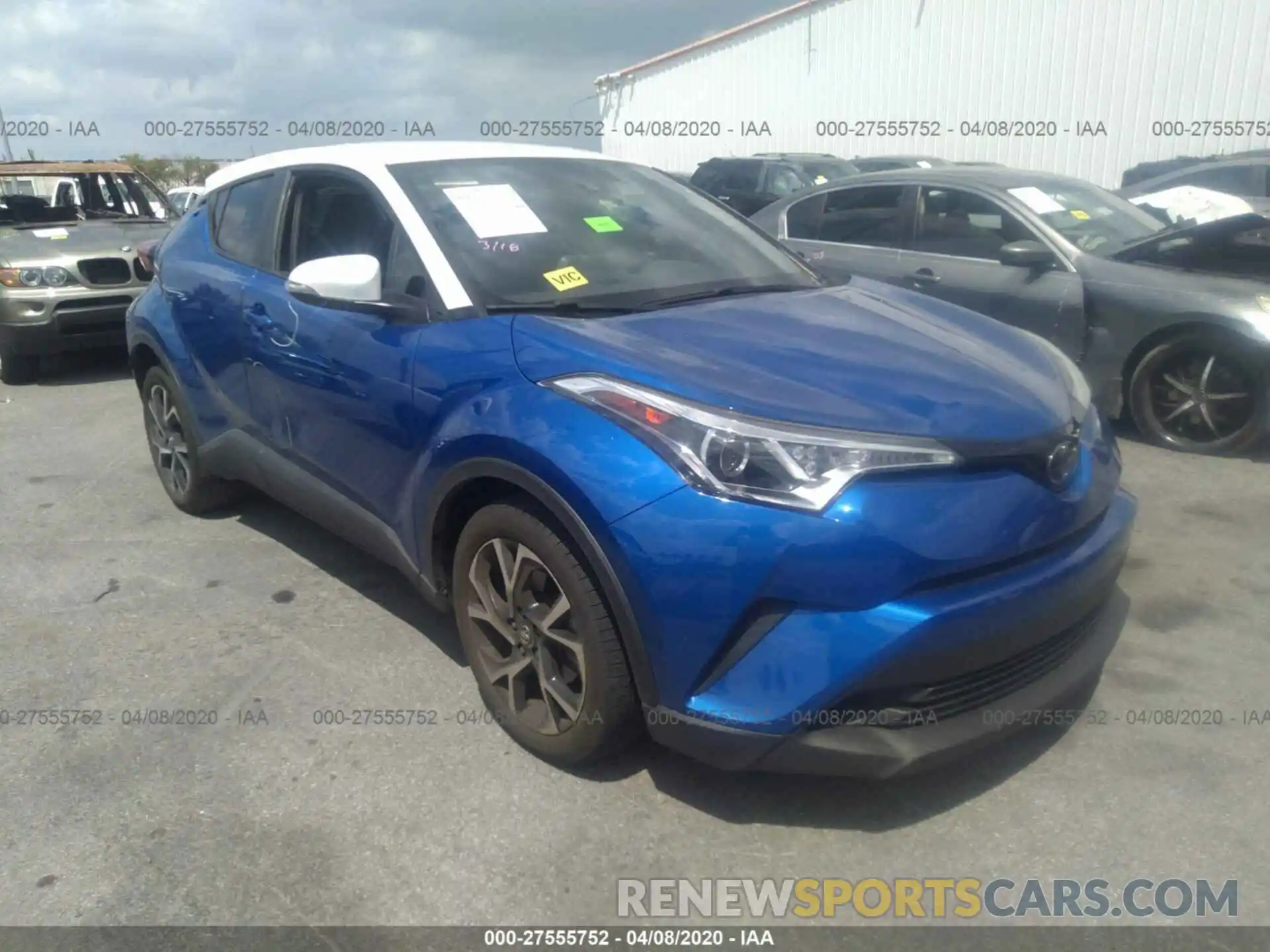 1 Фотография поврежденного автомобиля NMTKHMBX3KR074899 TOYOTA C-HR 2019