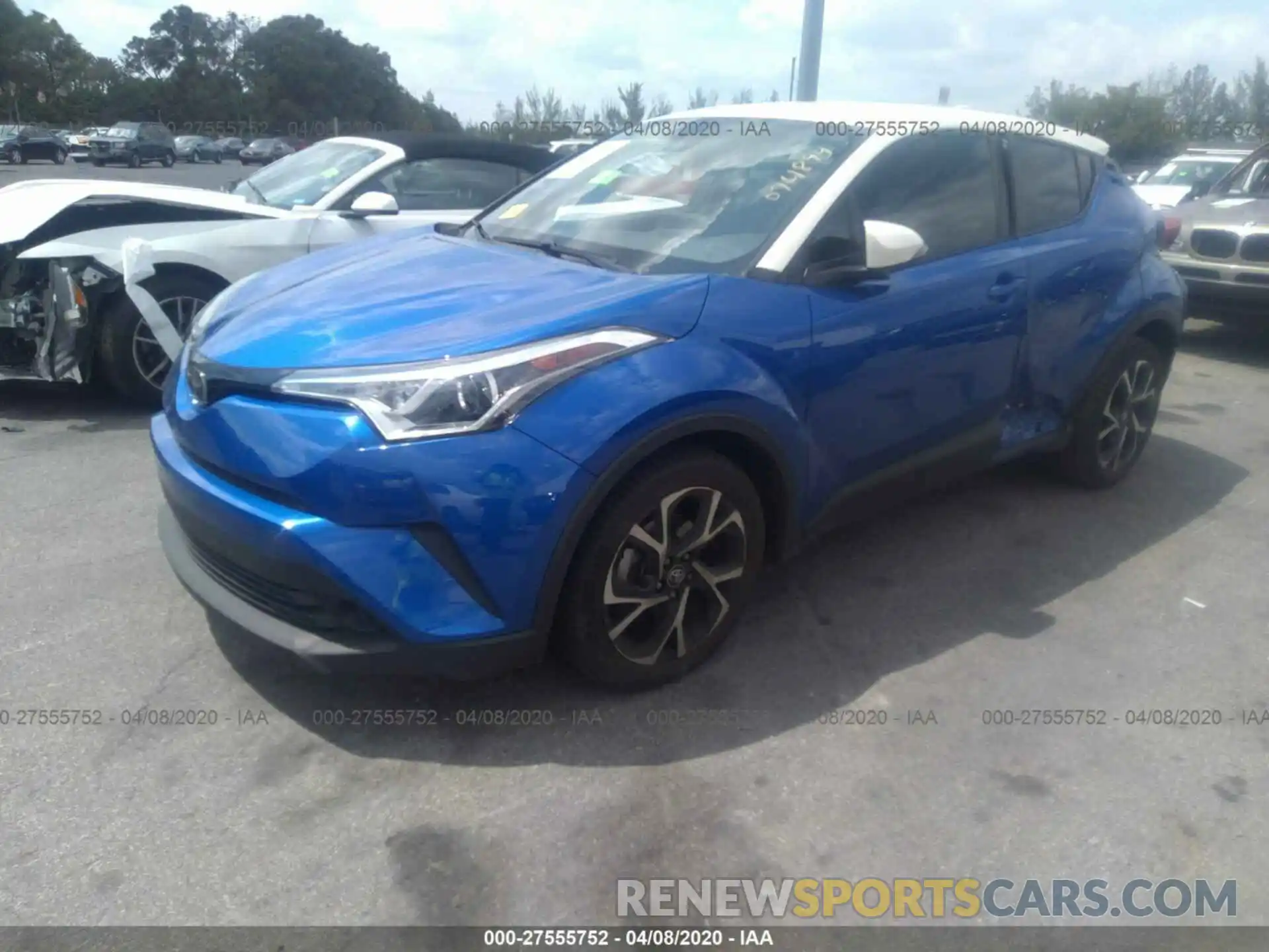 2 Photograph of a damaged car NMTKHMBX3KR074899 TOYOTA C-HR 2019