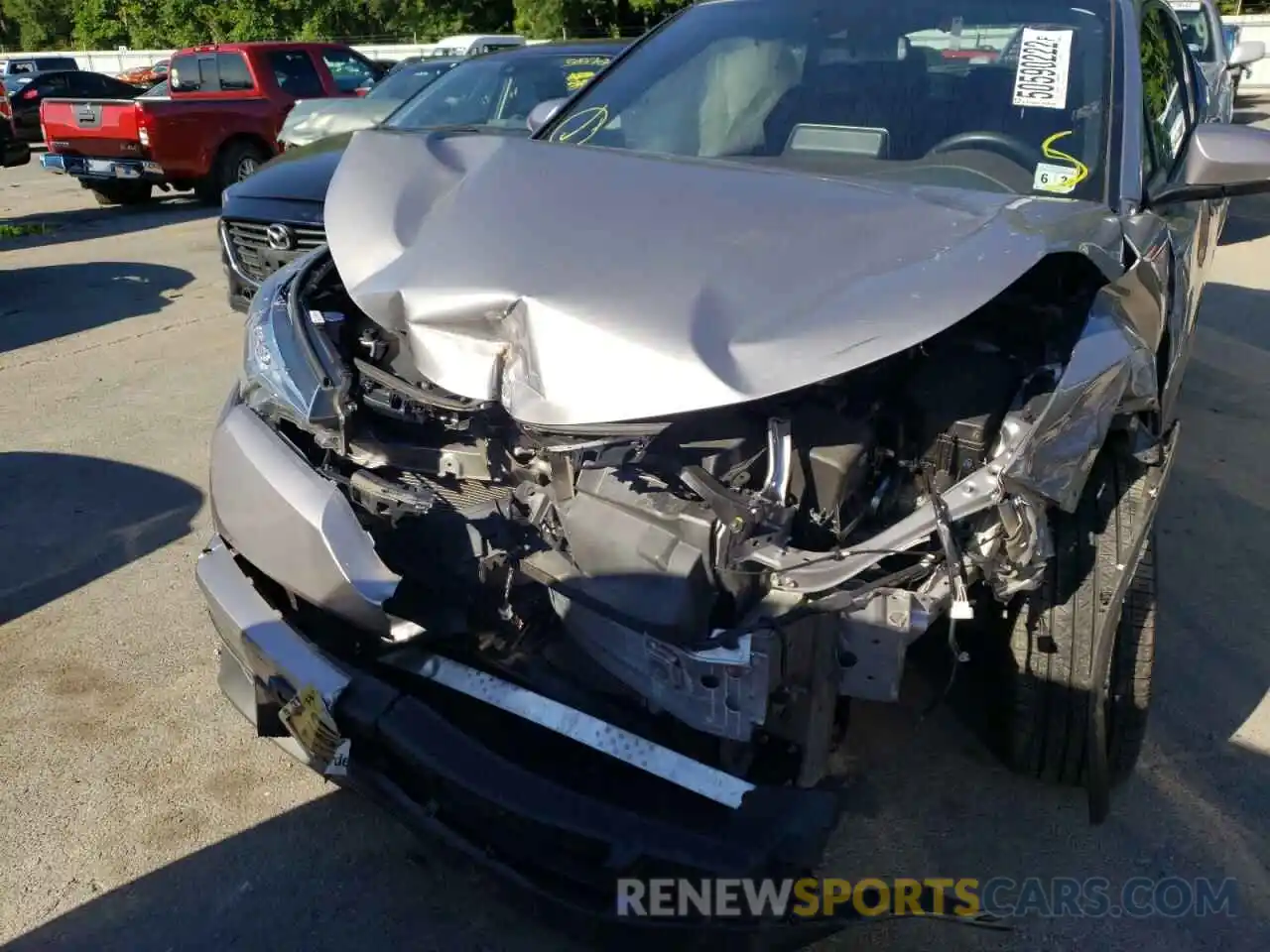 9 Photograph of a damaged car NMTKHMBX3KR075101 TOYOTA C-HR 2019