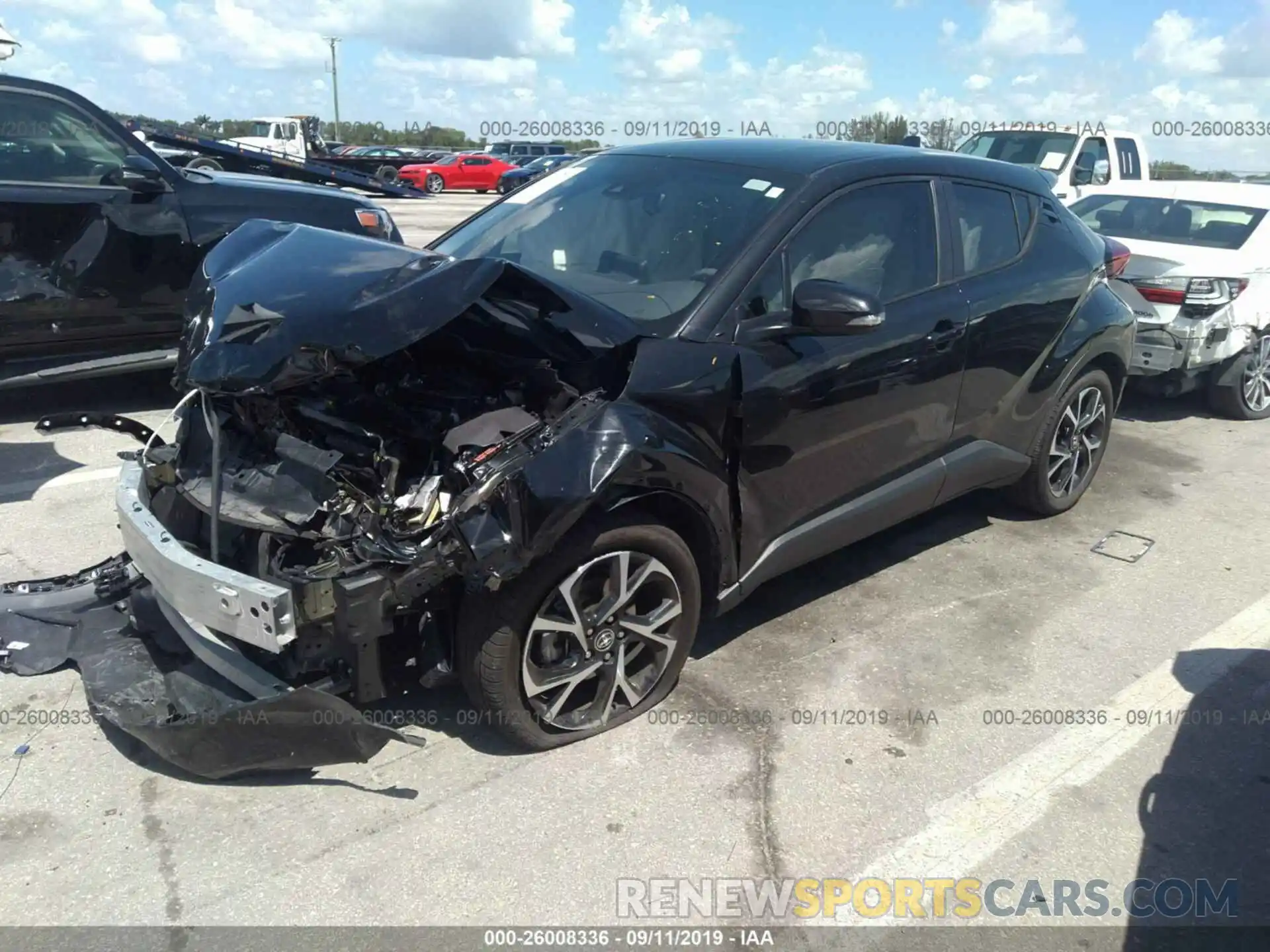 2 Photograph of a damaged car NMTKHMBX3KR075227 TOYOTA C-HR 2019