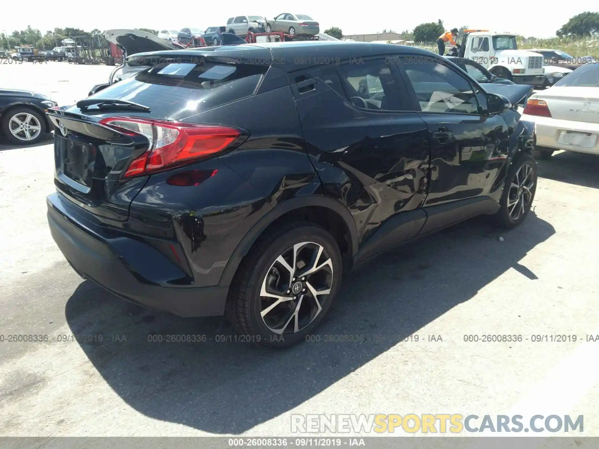 4 Фотография поврежденного автомобиля NMTKHMBX3KR075227 TOYOTA C-HR 2019