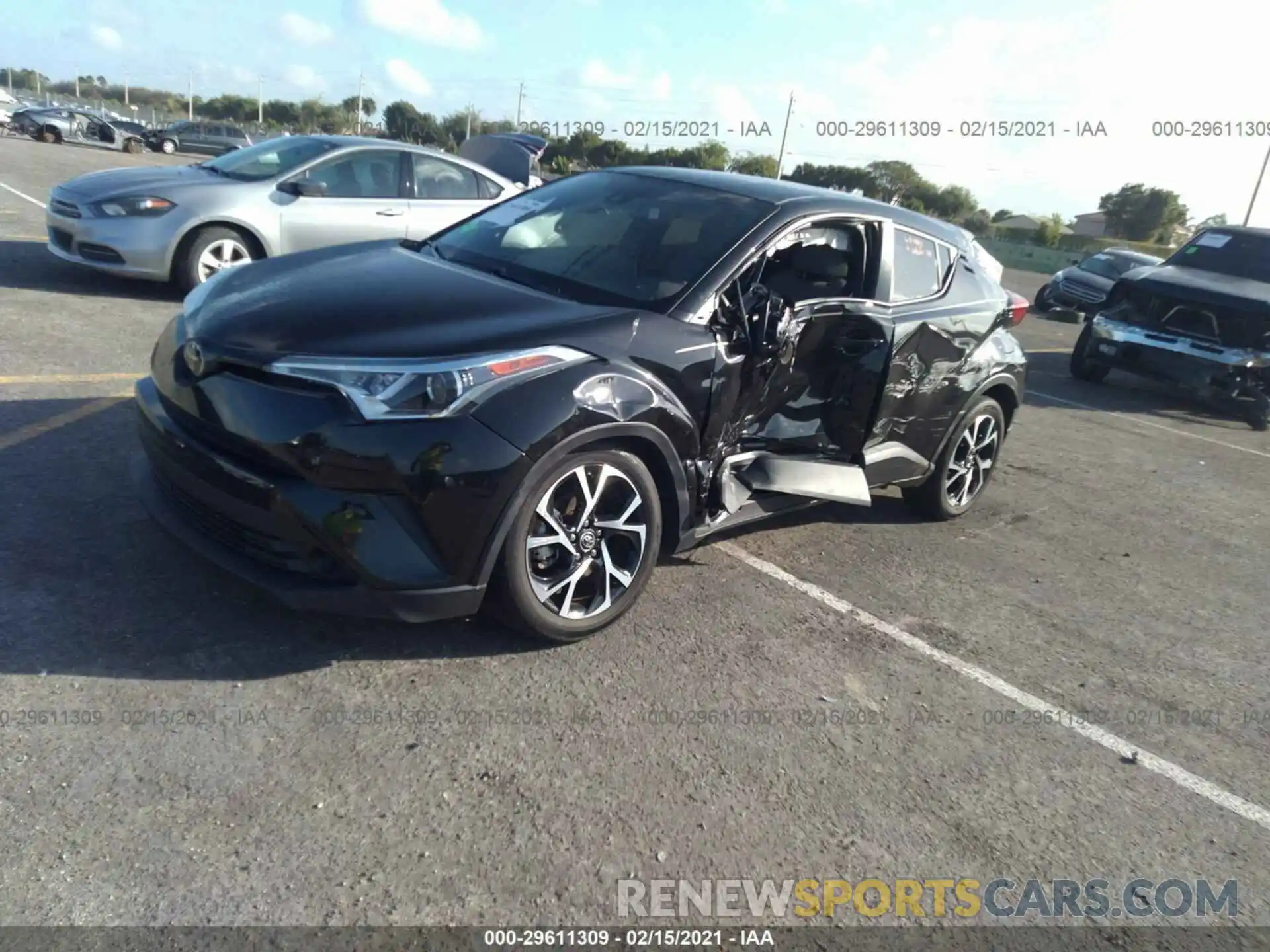 2 Photograph of a damaged car NMTKHMBX3KR075275 TOYOTA C-HR 2019