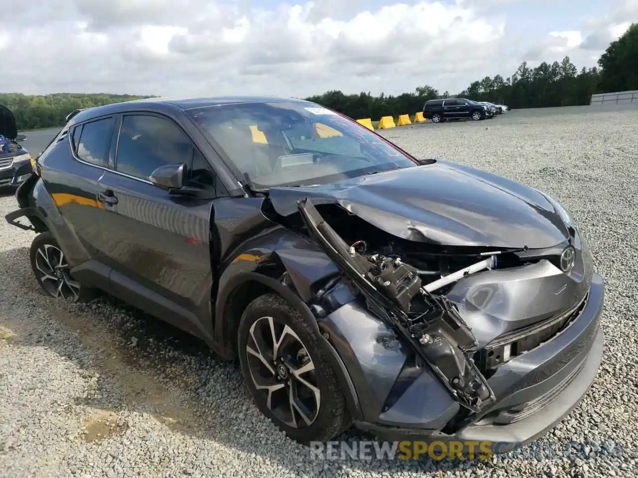 1 Photograph of a damaged car NMTKHMBX3KR076247 TOYOTA C-HR 2019