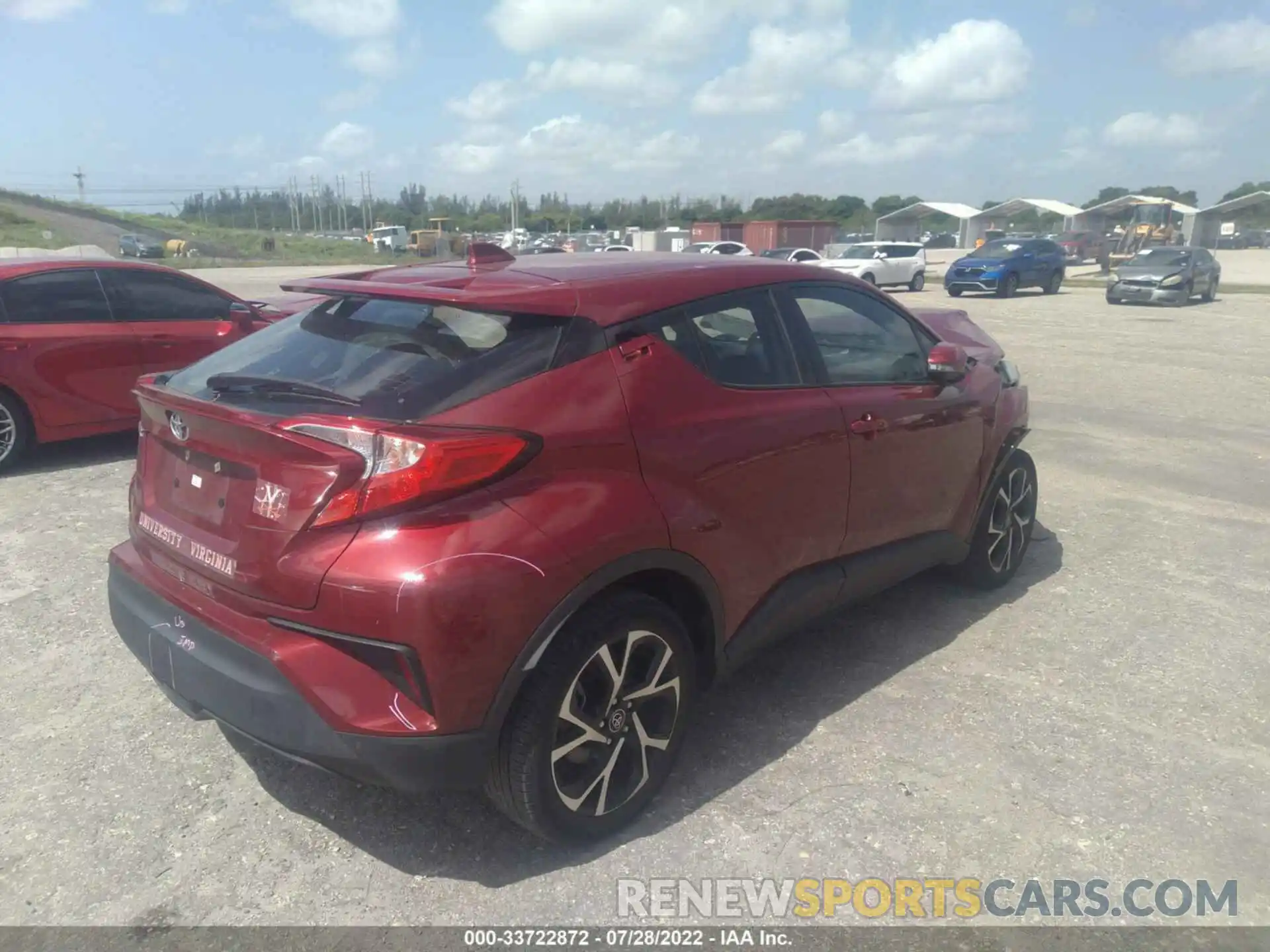 4 Фотография поврежденного автомобиля NMTKHMBX3KR077611 TOYOTA C-HR 2019