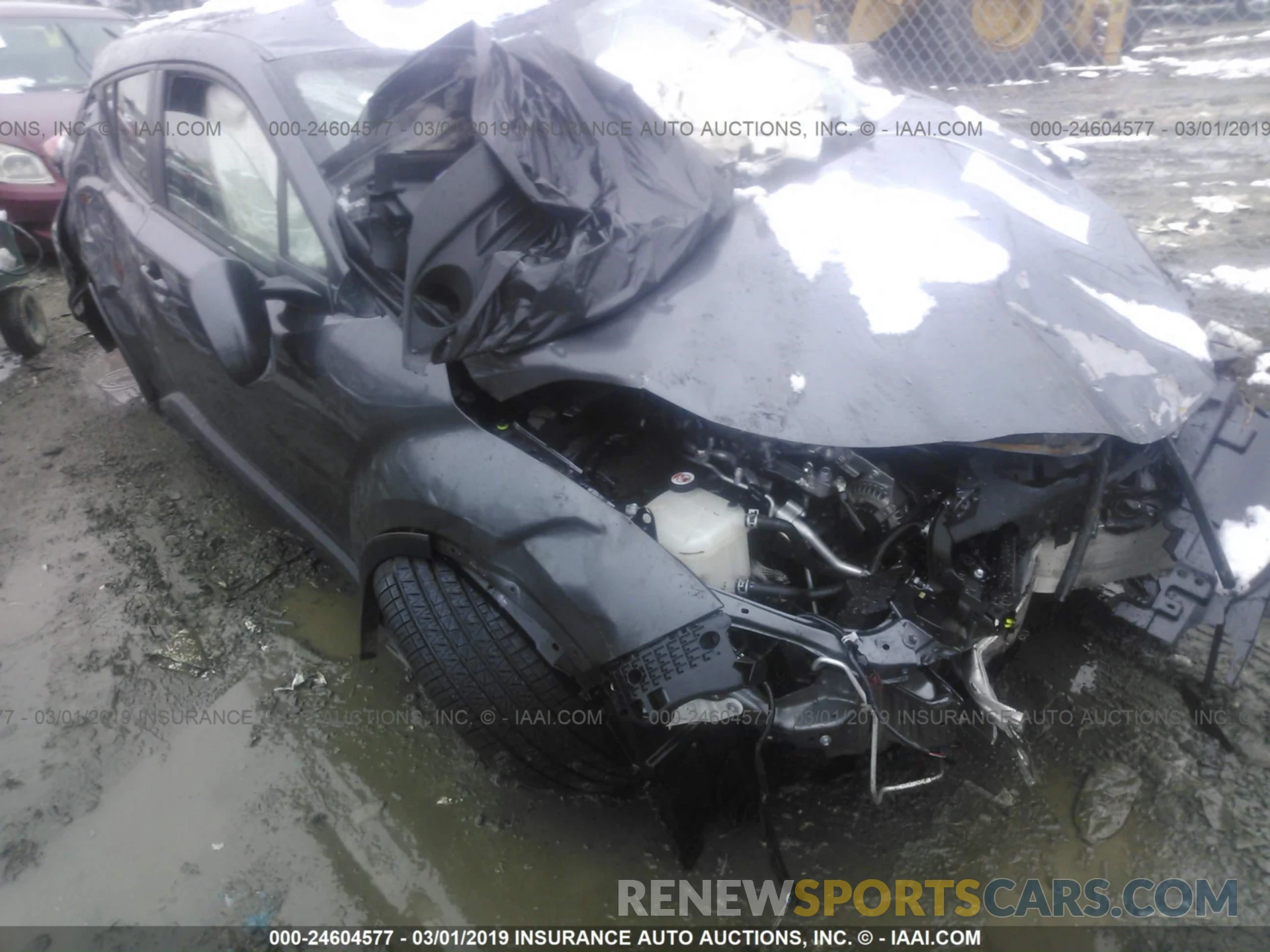 1 Photograph of a damaged car NMTKHMBX3KR077642 TOYOTA C-HR 2019