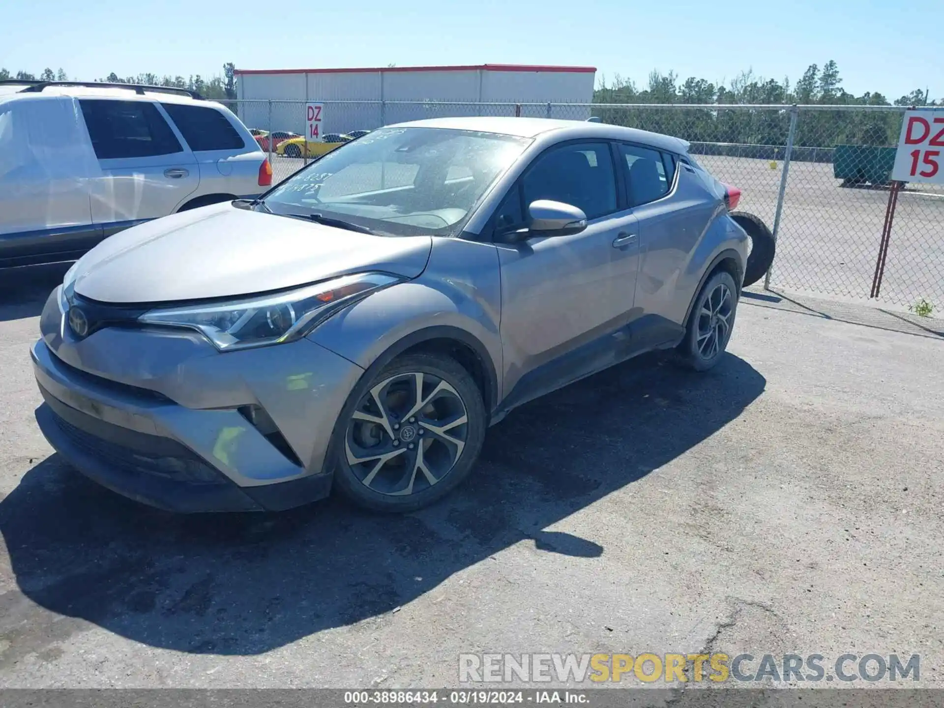 2 Photograph of a damaged car NMTKHMBX3KR078287 TOYOTA C-HR 2019