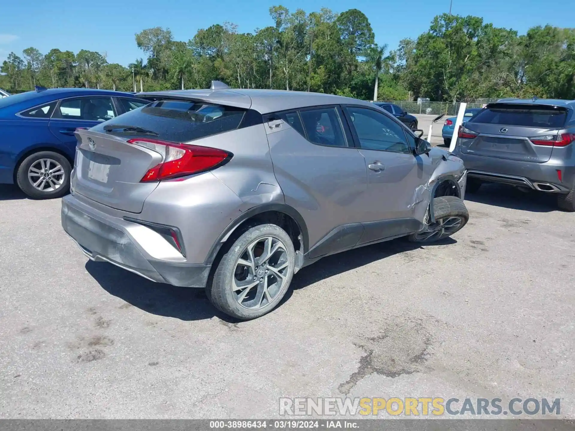 4 Photograph of a damaged car NMTKHMBX3KR078287 TOYOTA C-HR 2019