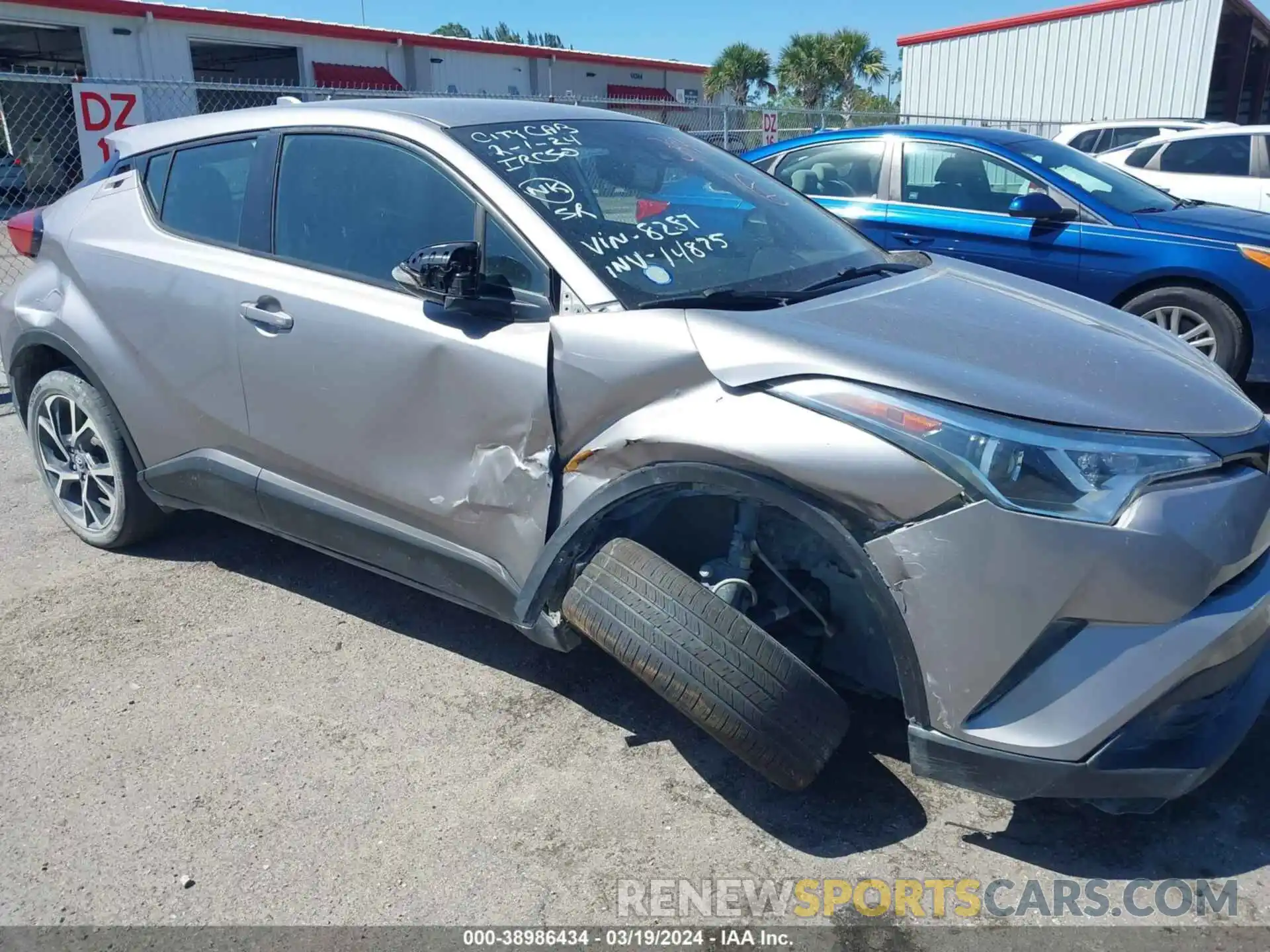 6 Photograph of a damaged car NMTKHMBX3KR078287 TOYOTA C-HR 2019