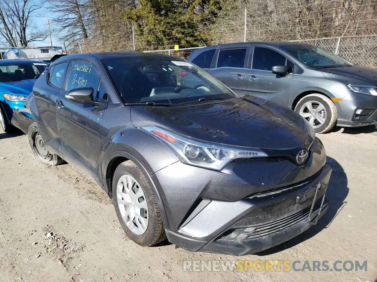 1 Photograph of a damaged car NMTKHMBX3KR078631 TOYOTA C-HR 2019