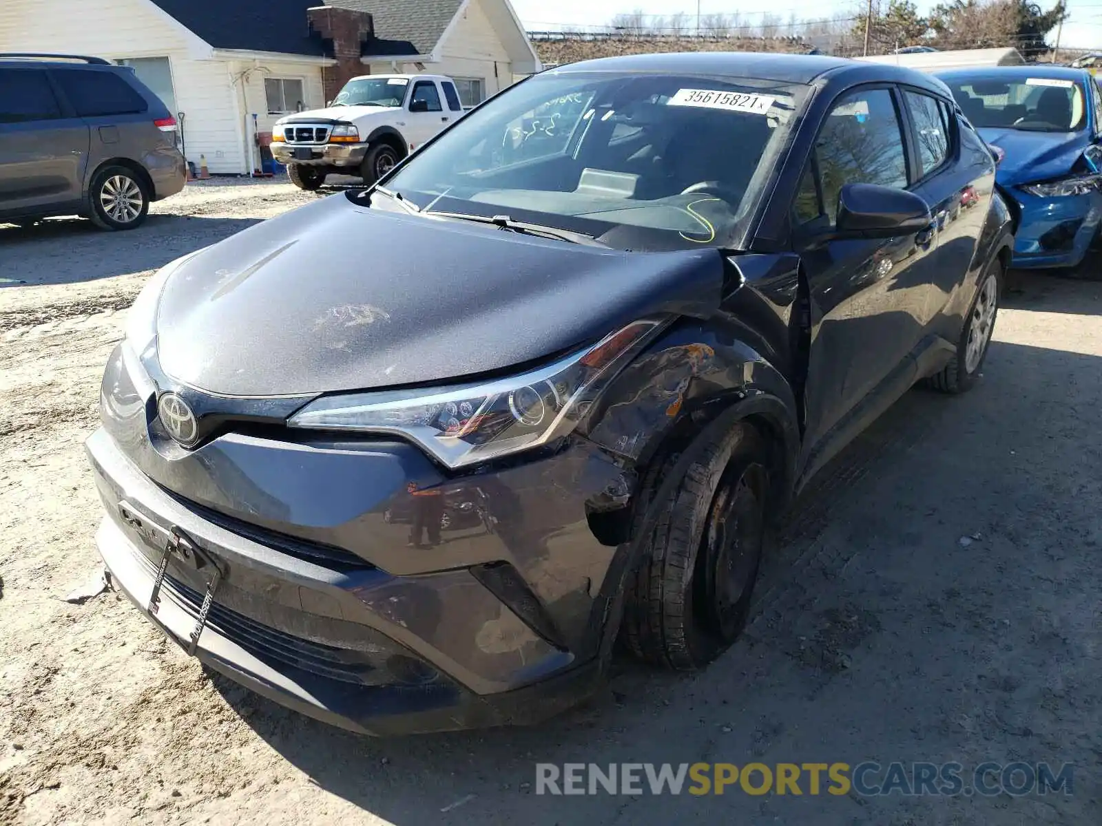 2 Photograph of a damaged car NMTKHMBX3KR078631 TOYOTA C-HR 2019