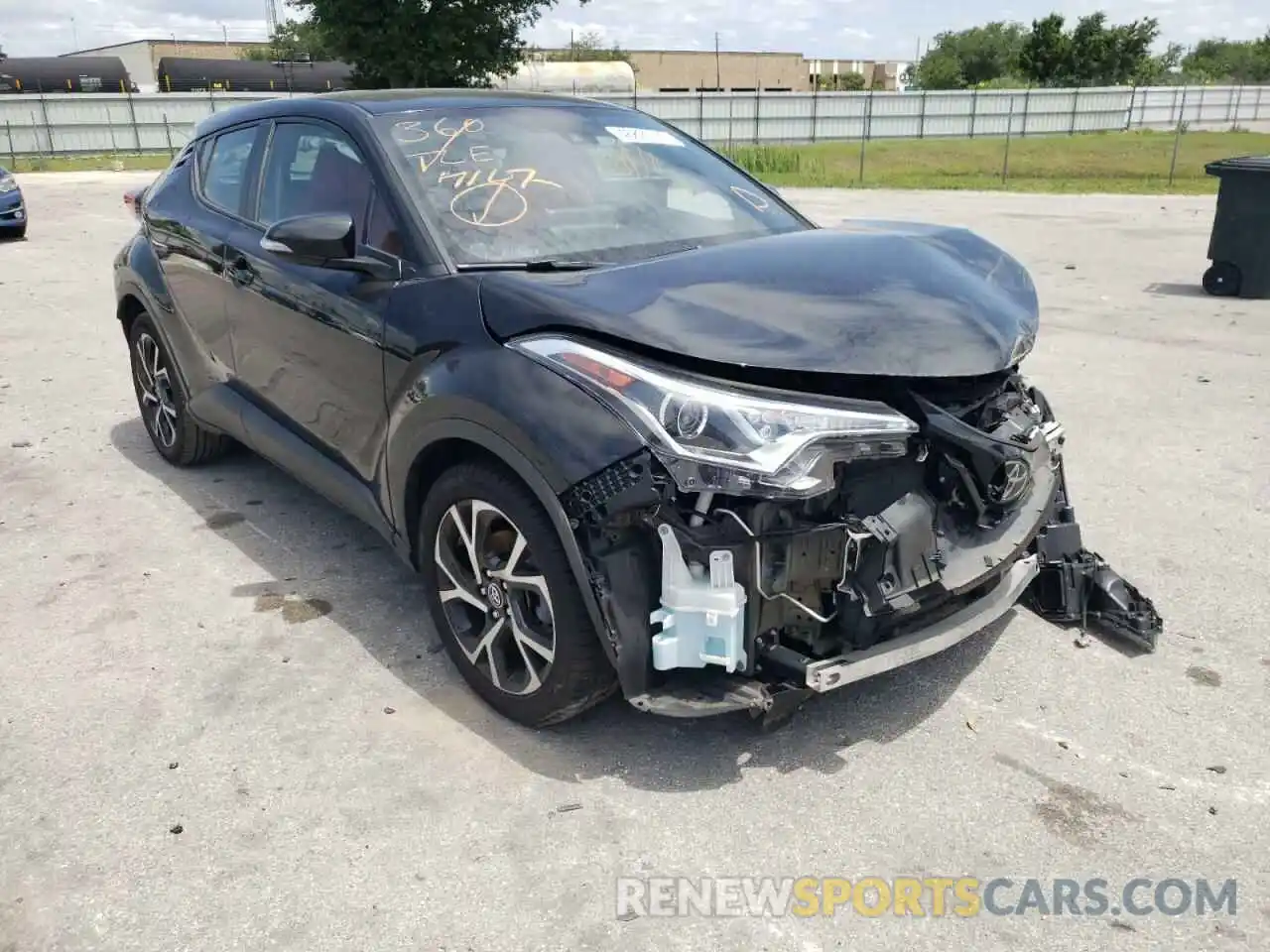 1 Photograph of a damaged car NMTKHMBX3KR079083 TOYOTA C-HR 2019