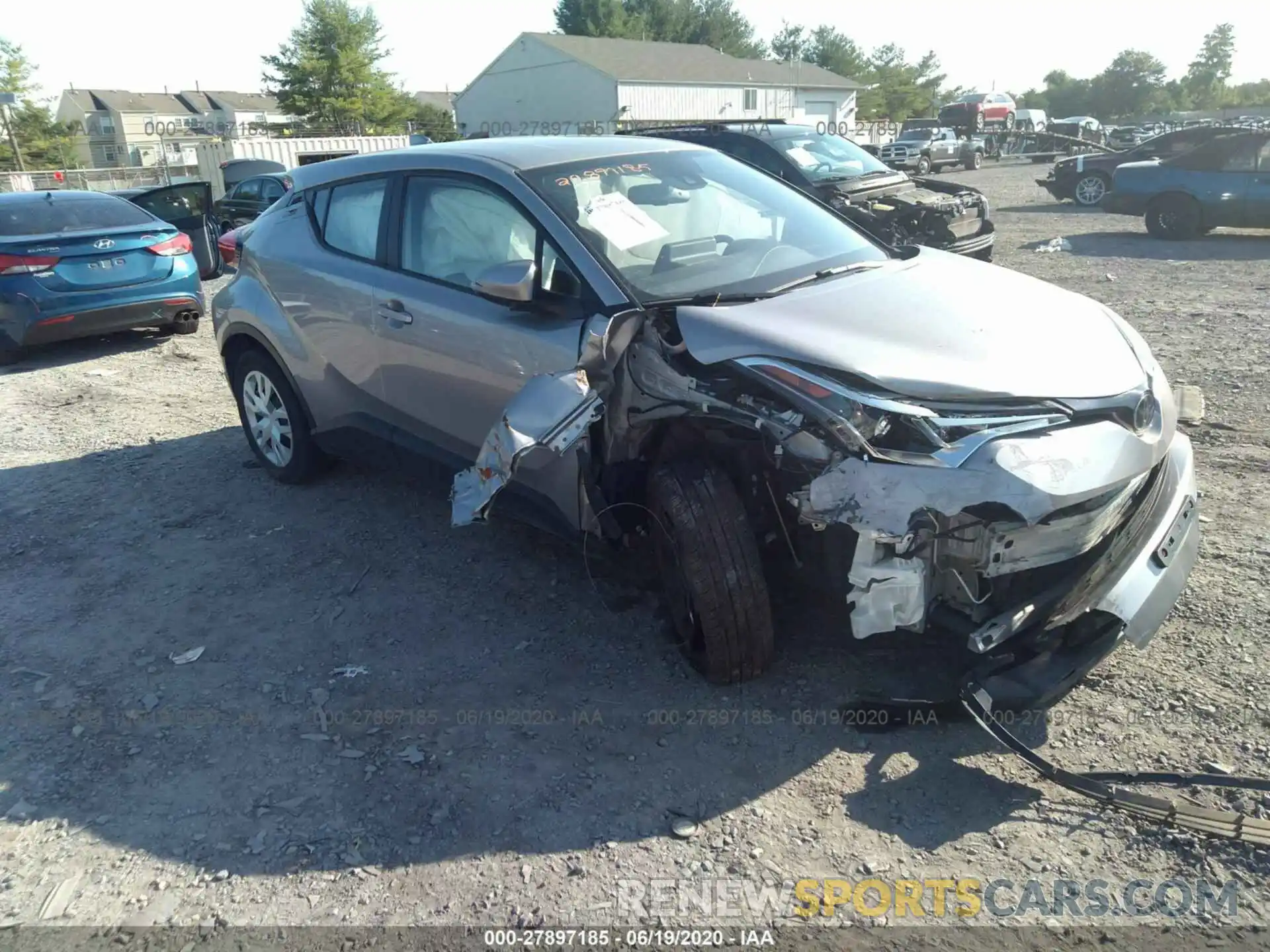 1 Photograph of a damaged car NMTKHMBX3KR079245 TOYOTA C-HR 2019