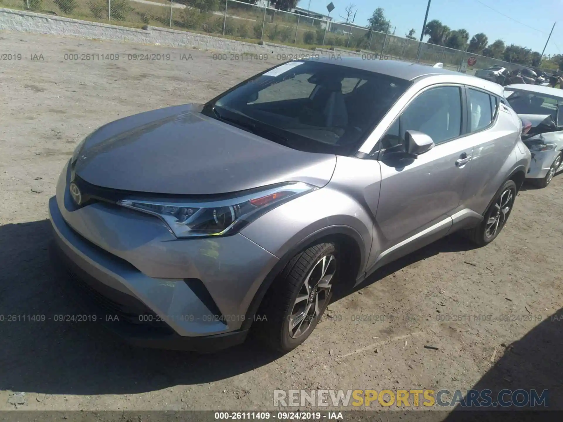 2 Фотография поврежденного автомобиля NMTKHMBX3KR079939 TOYOTA C-HR 2019