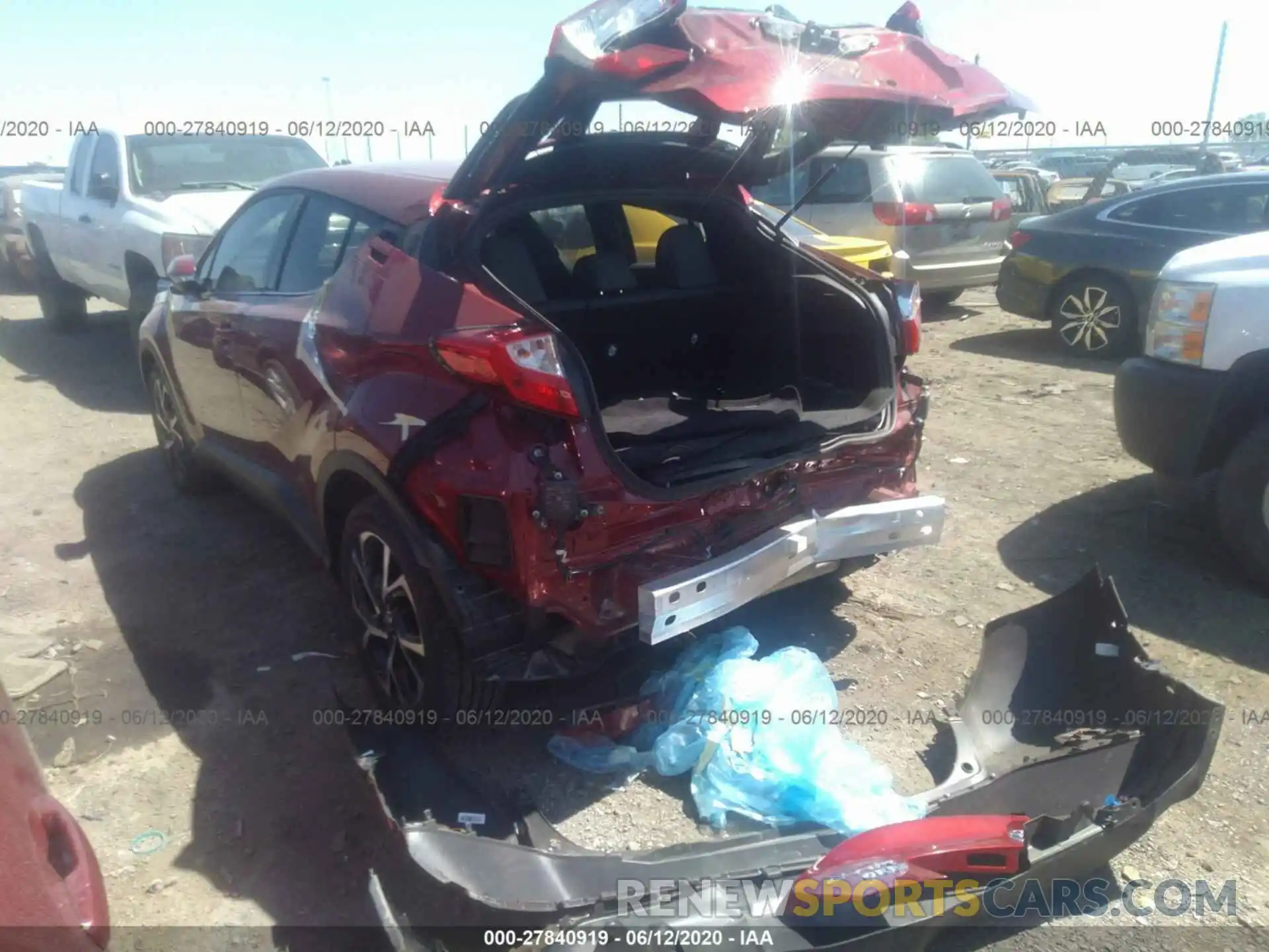 3 Photograph of a damaged car NMTKHMBX3KR080055 TOYOTA C-HR 2019