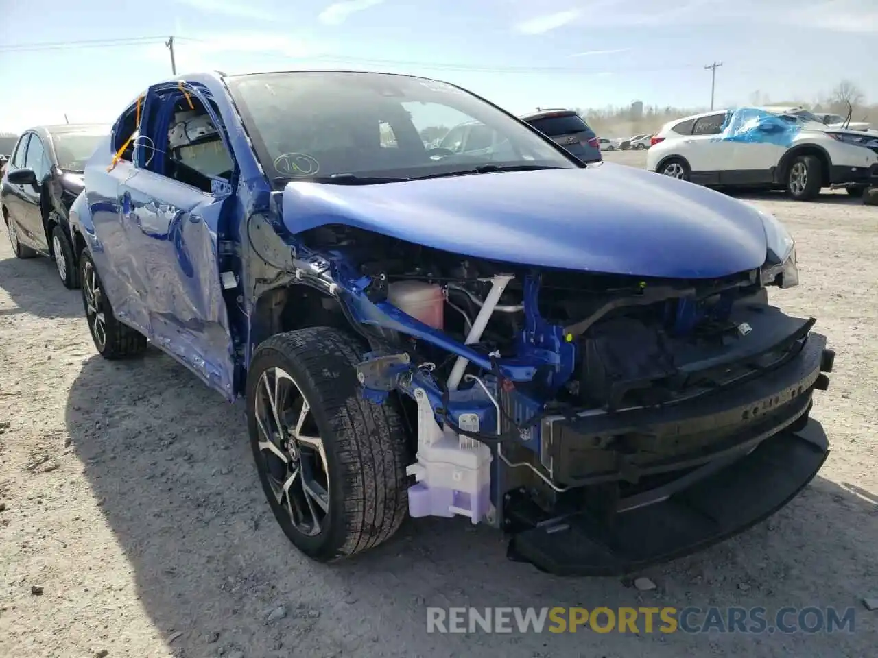 1 Photograph of a damaged car NMTKHMBX3KR080945 TOYOTA C-HR 2019