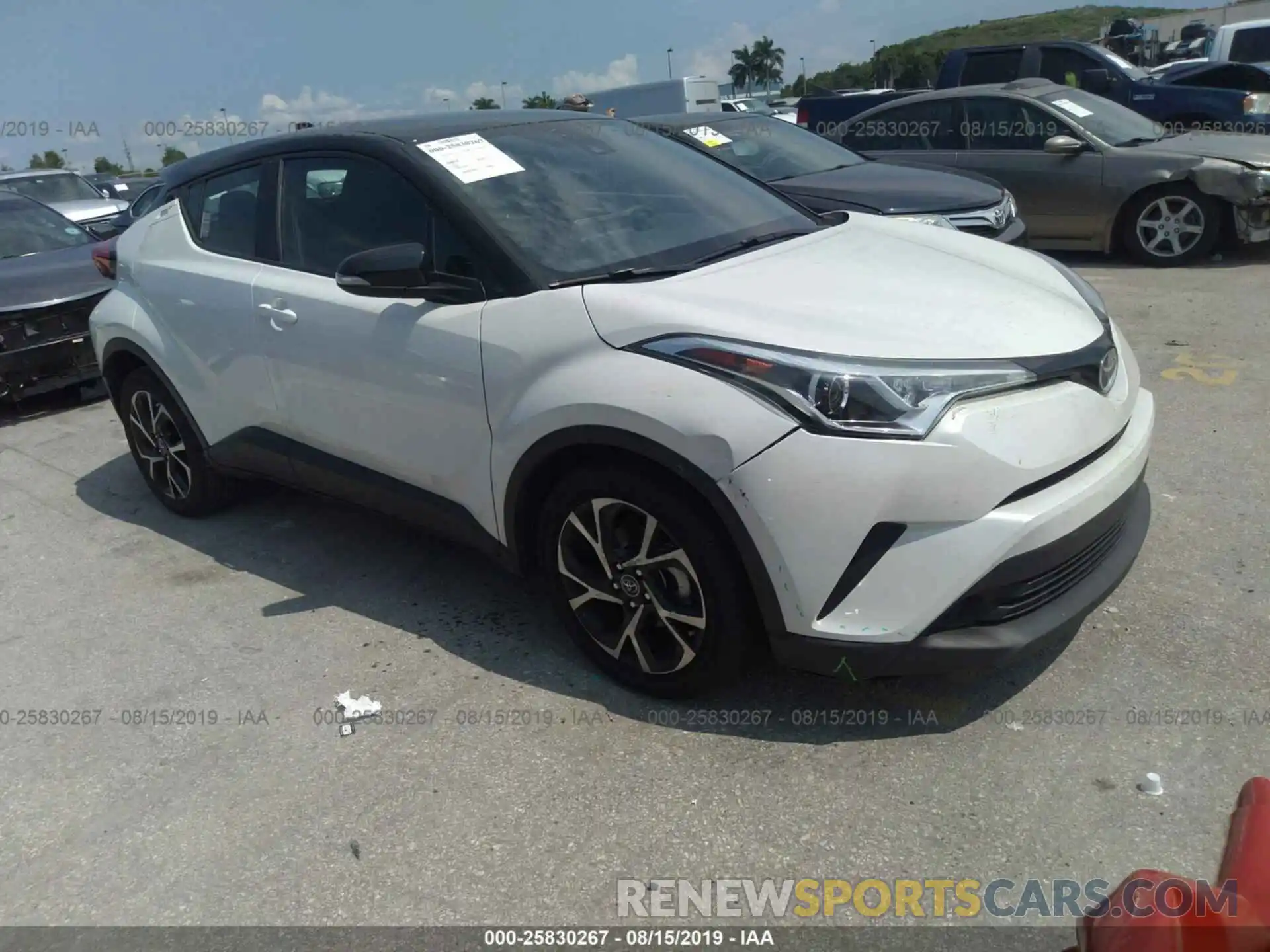 1 Photograph of a damaged car NMTKHMBX3KR081321 TOYOTA C-HR 2019